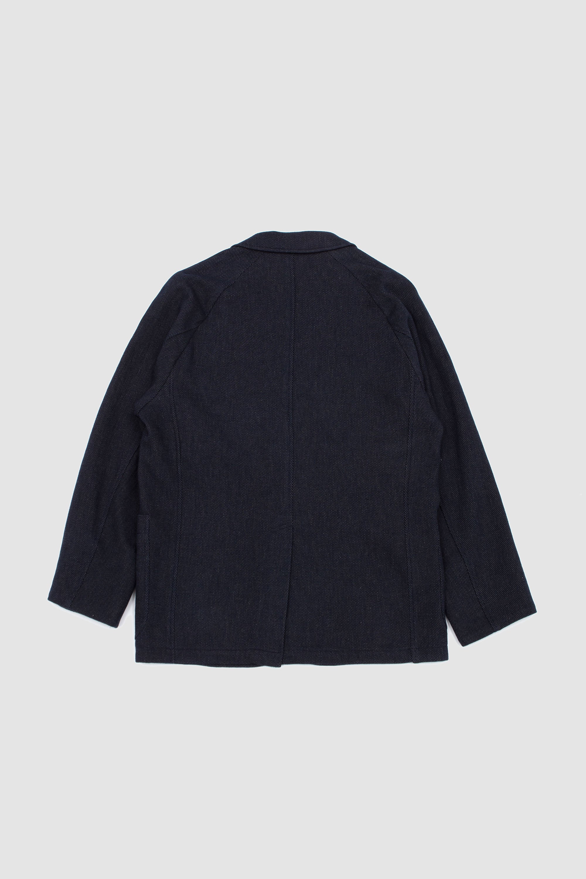 Denim Cotton Raglan Jacket Navy_4