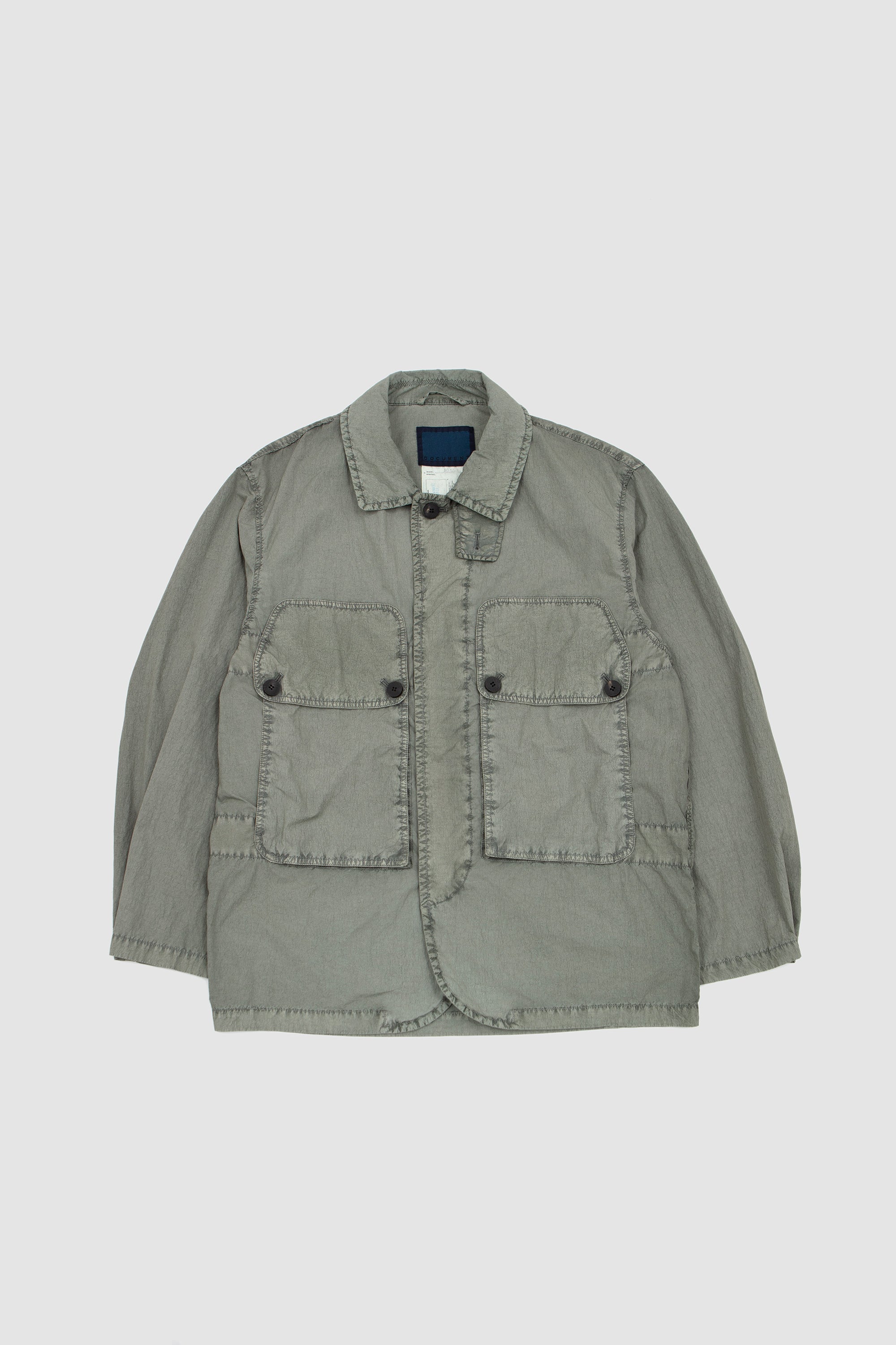 Garment Dyed New Big Pocket Jacket Khaki