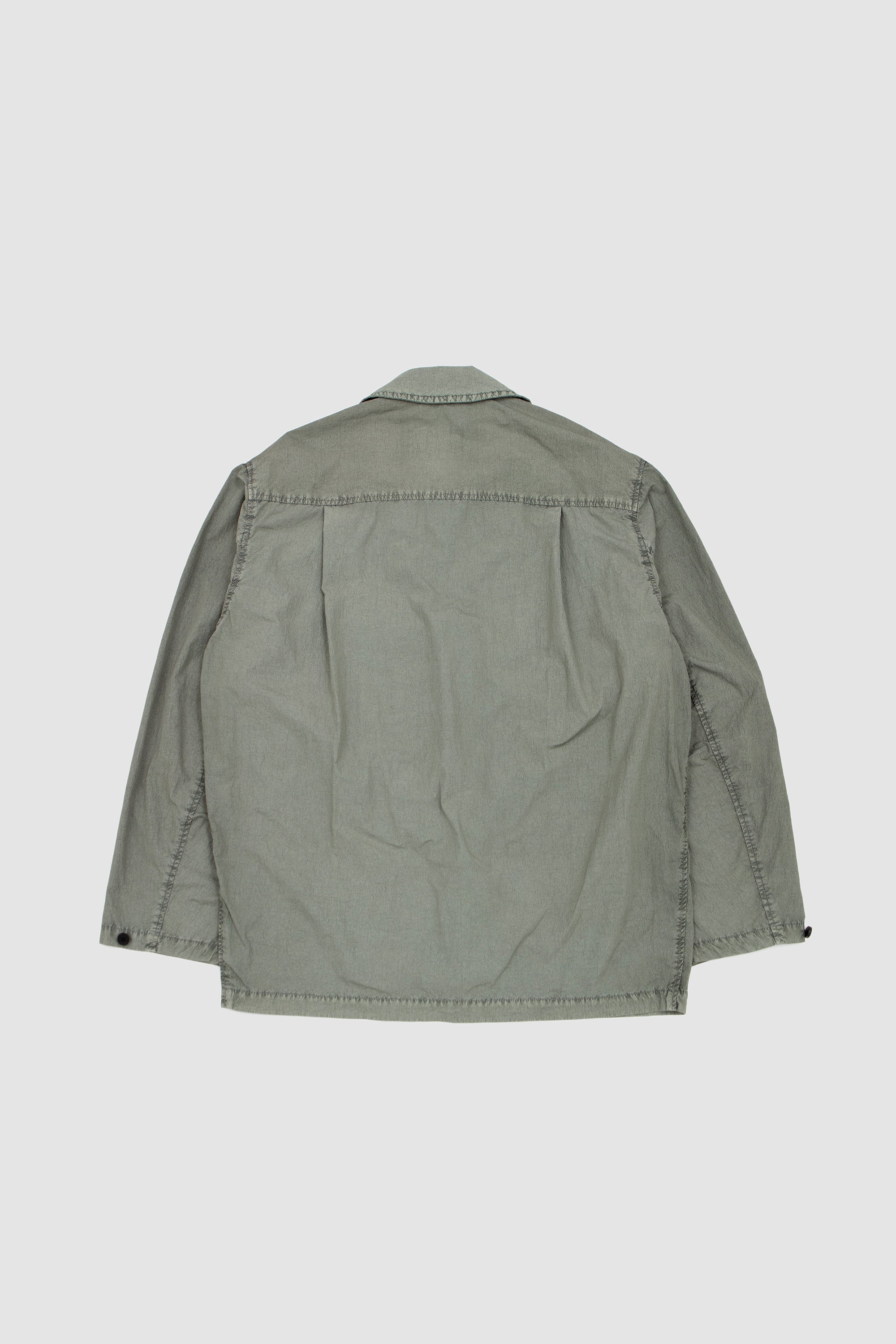 Garment Dyed New Big Pocket Jacket Khaki_4
