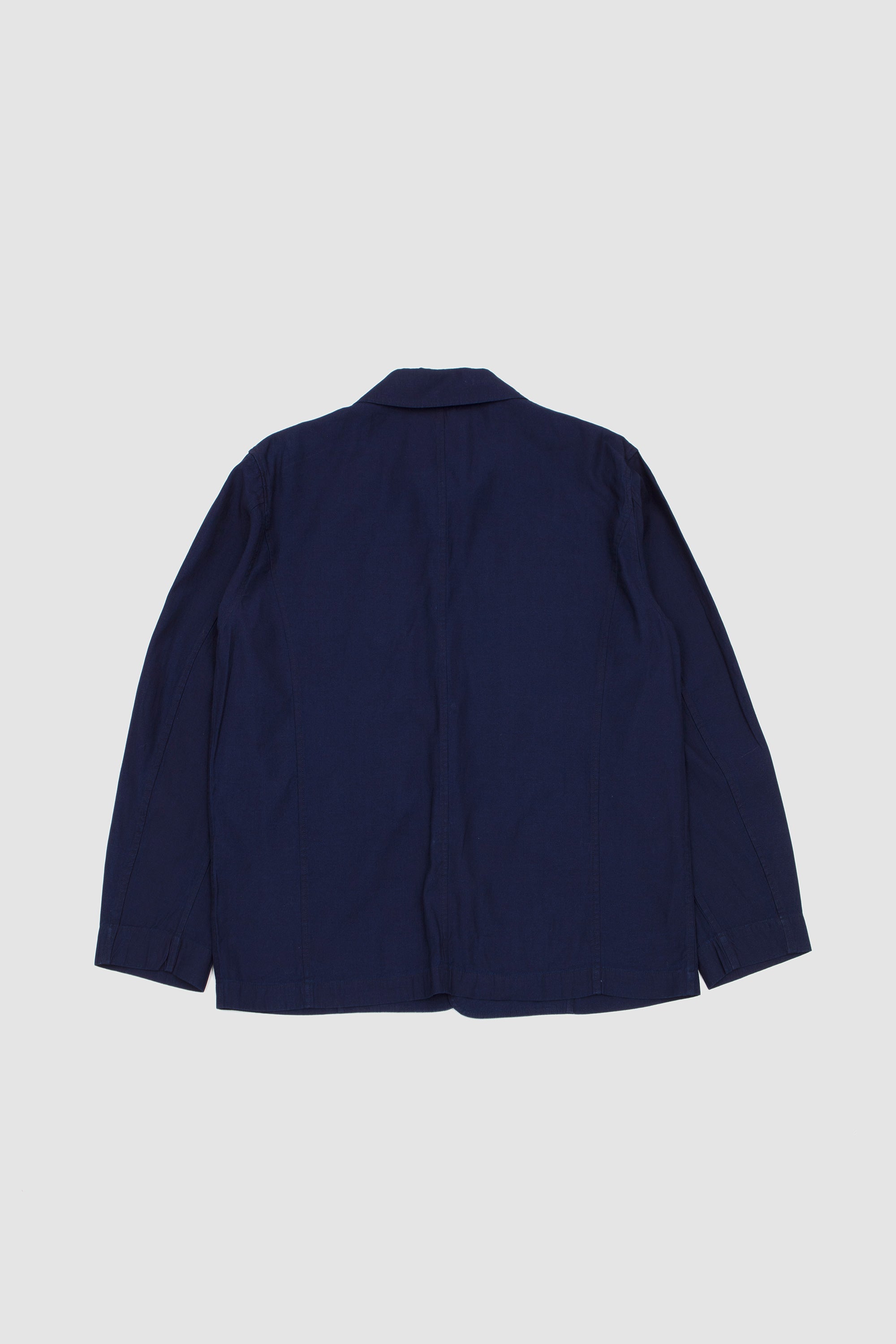 Indigo Twill Cotton Pajama Jacket Indigo_4