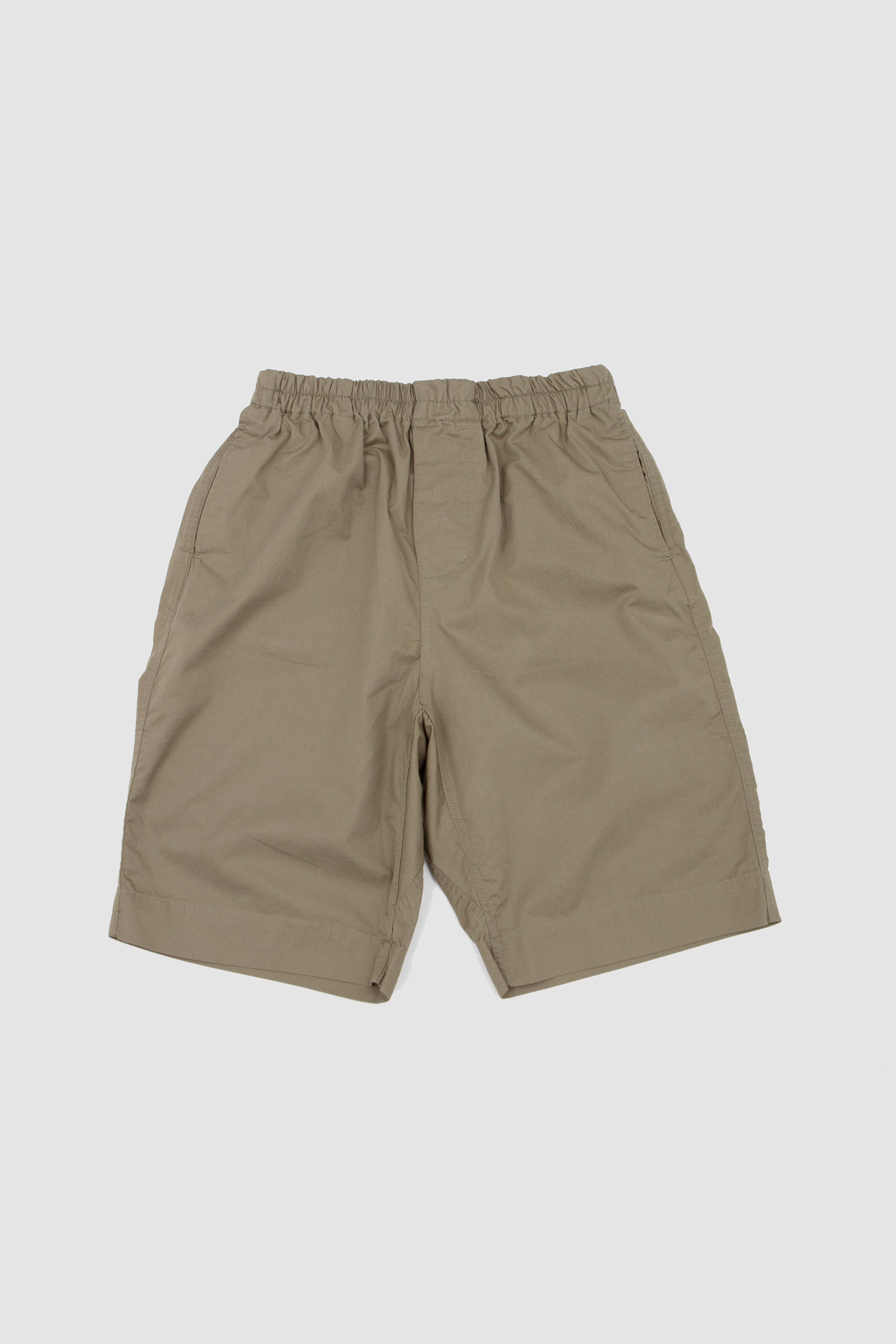 New Relaxed Pajama Shorts Khaki