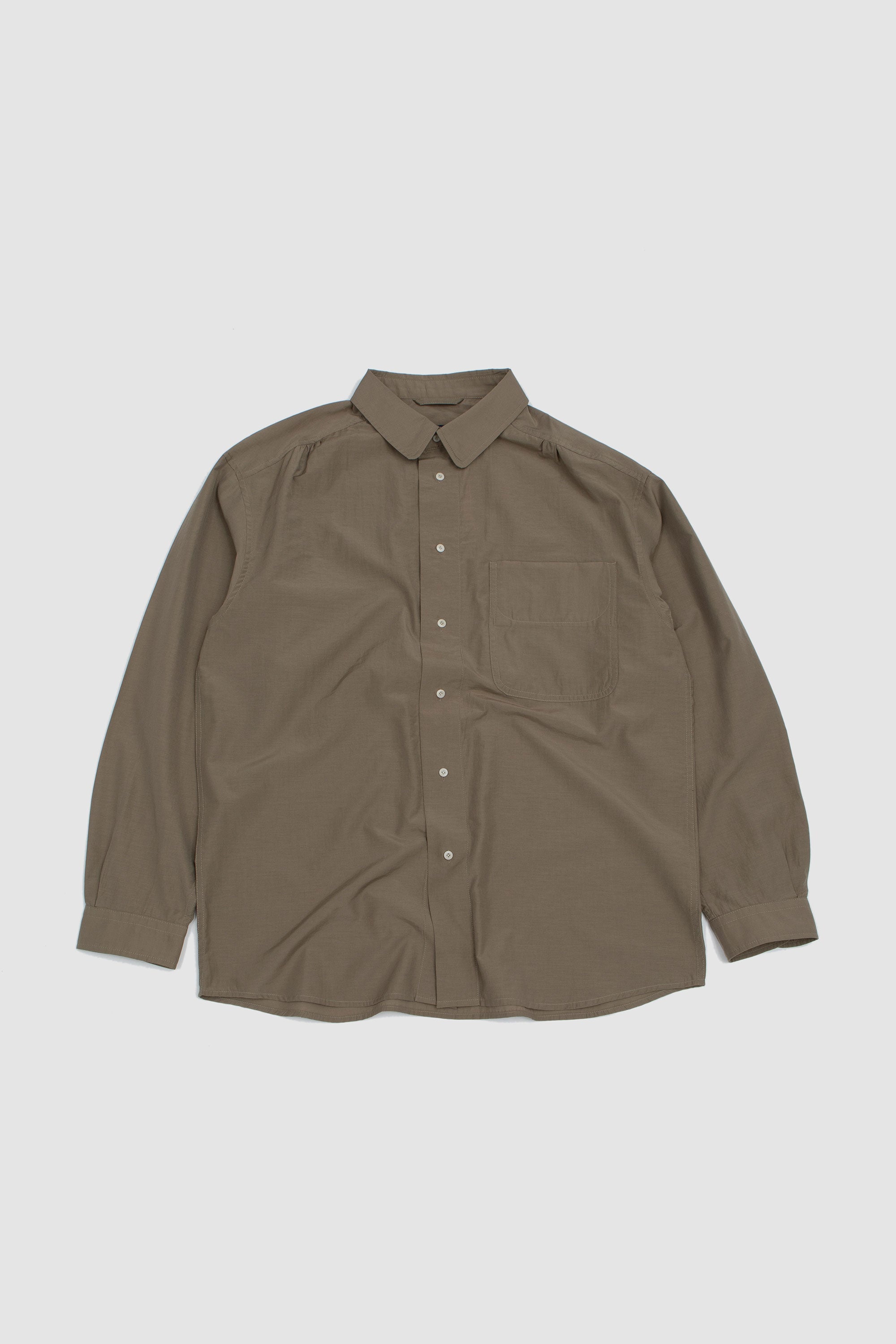 Pocket Relax Shirt Olive_1