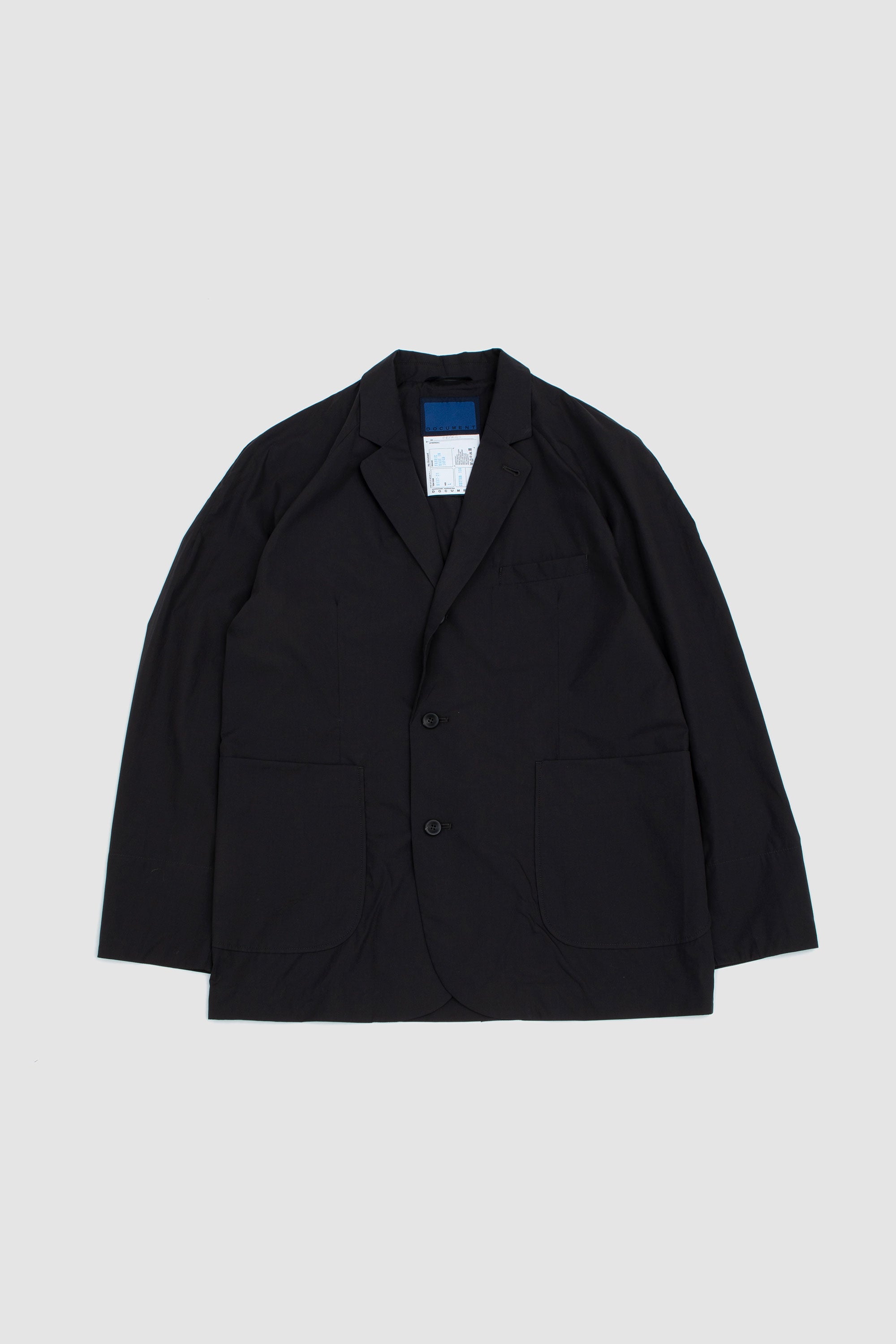 Silky Cotton Raglan Jacket Charcoal