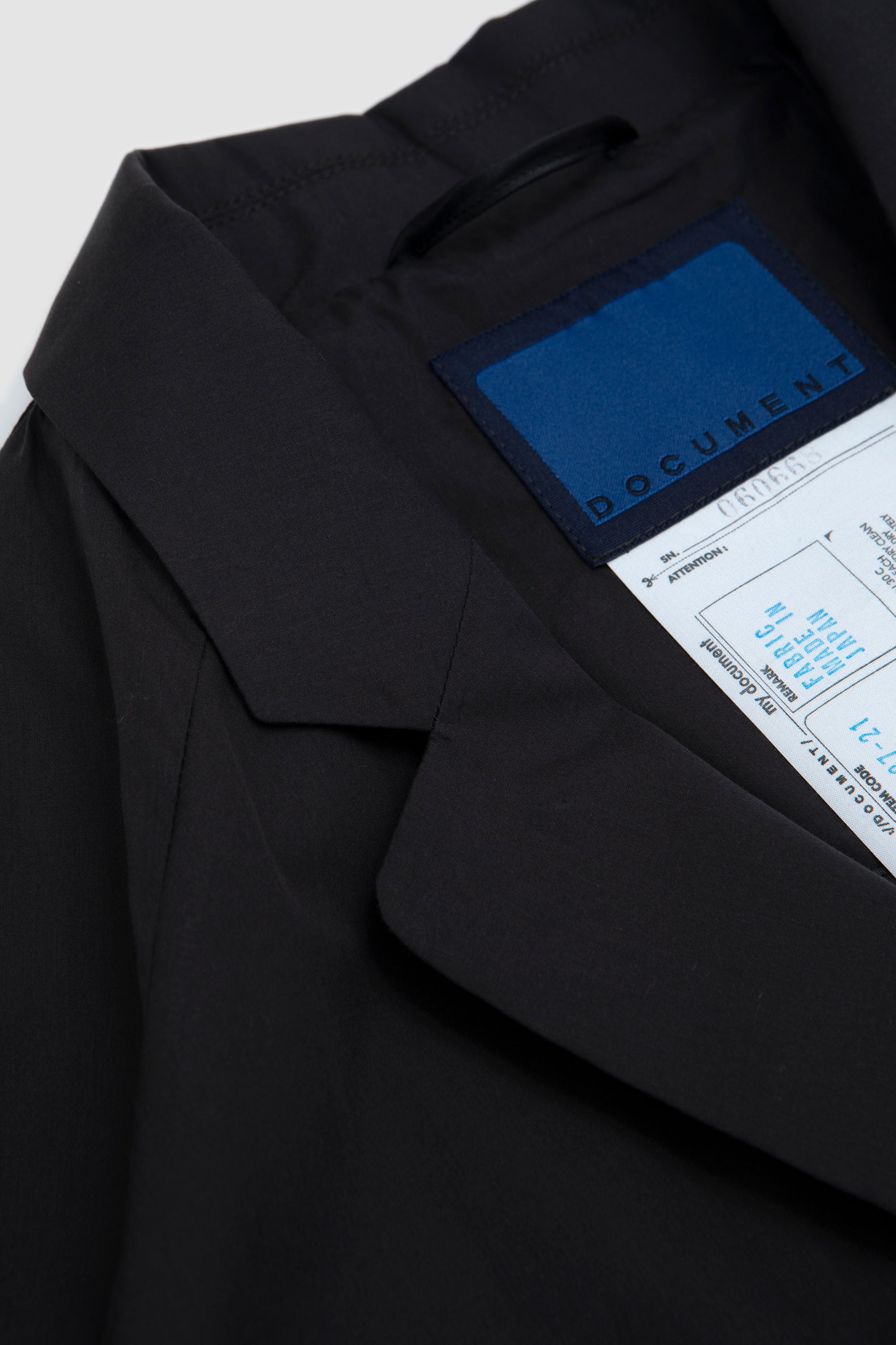 Silky Cotton Raglan Jacket Charcoal