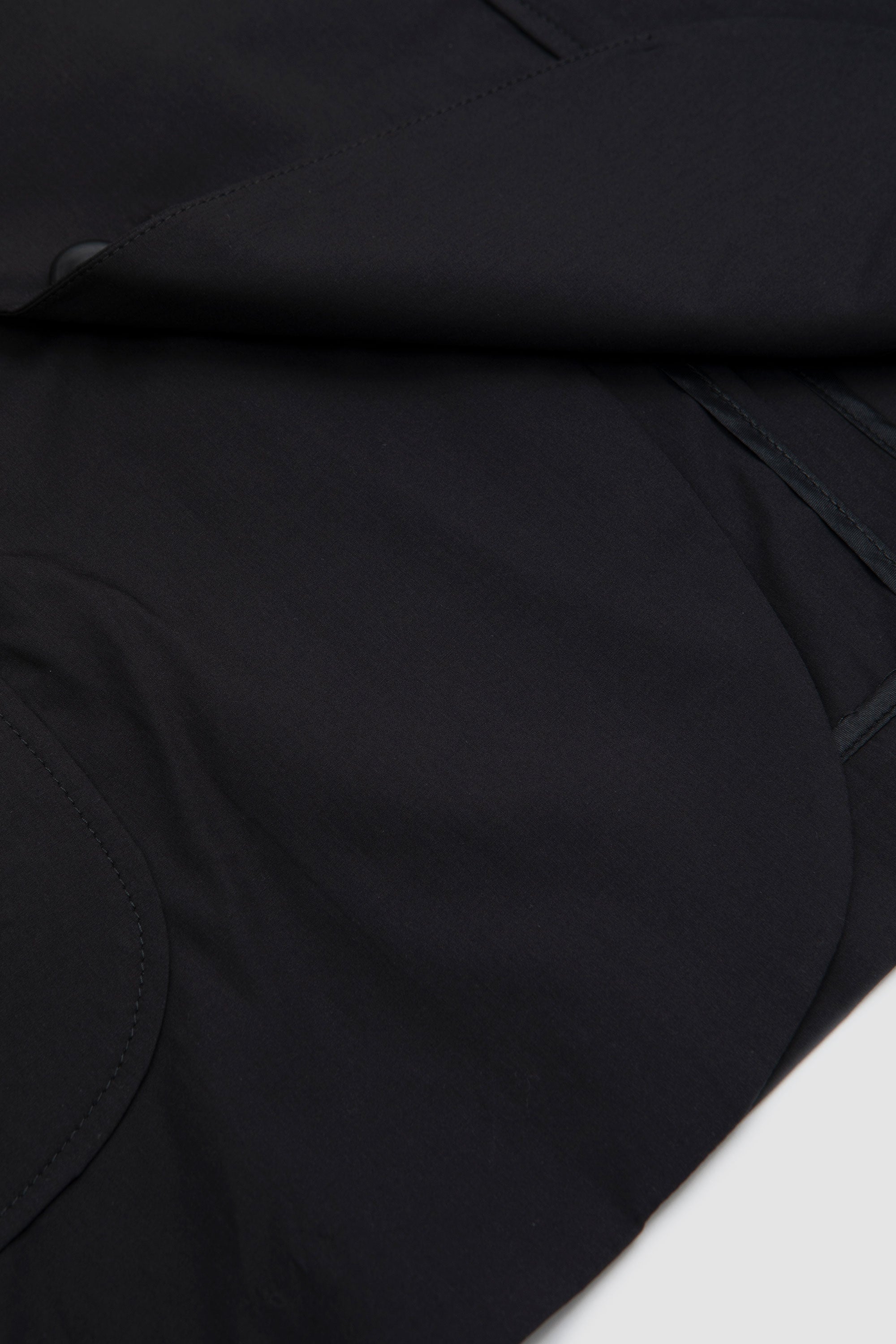 Silky Cotton Raglan Jacket Charcoal