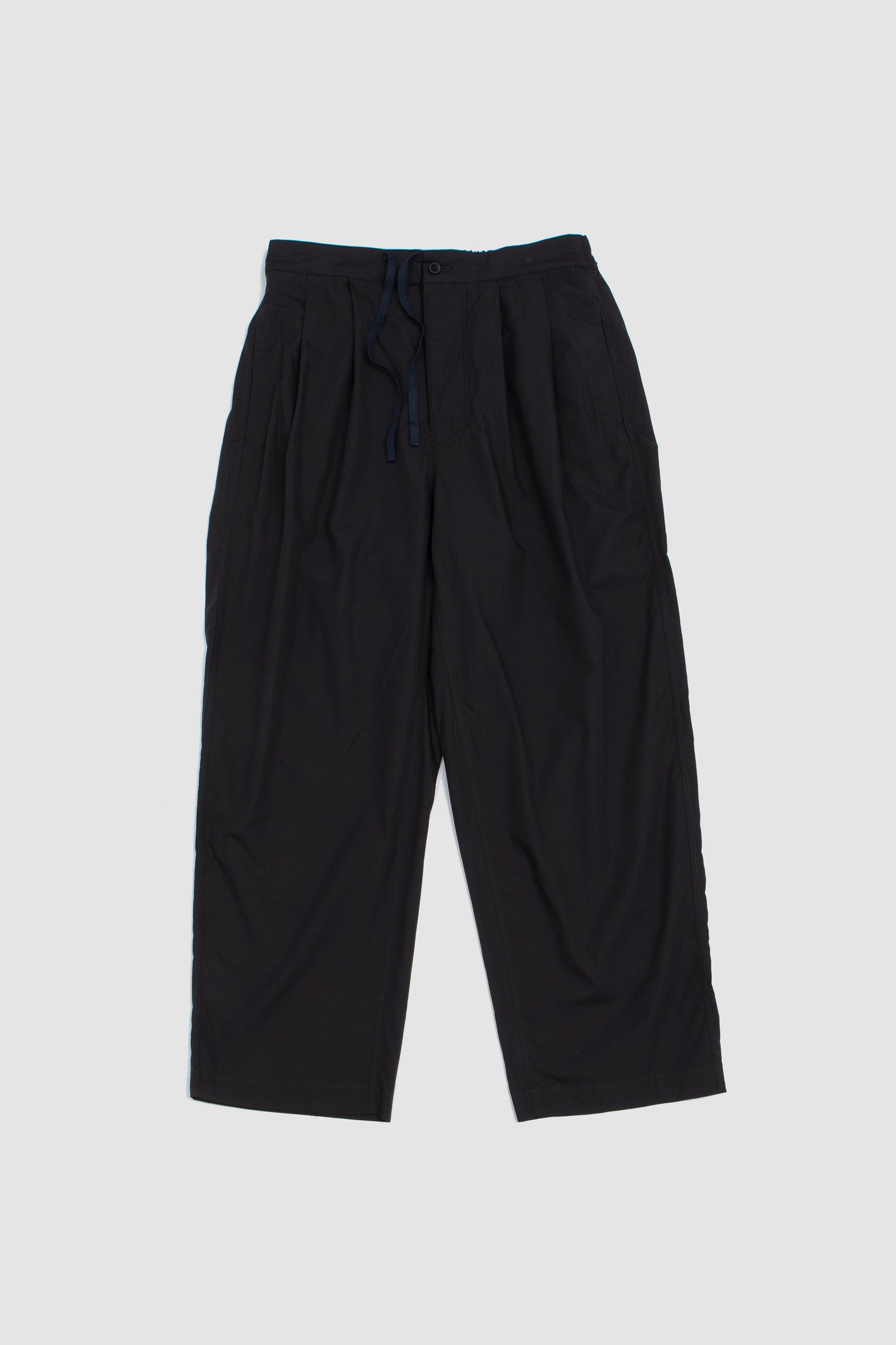 SPORTIVO STORE_Silky Cotton Tucked Pants Charcoal_2