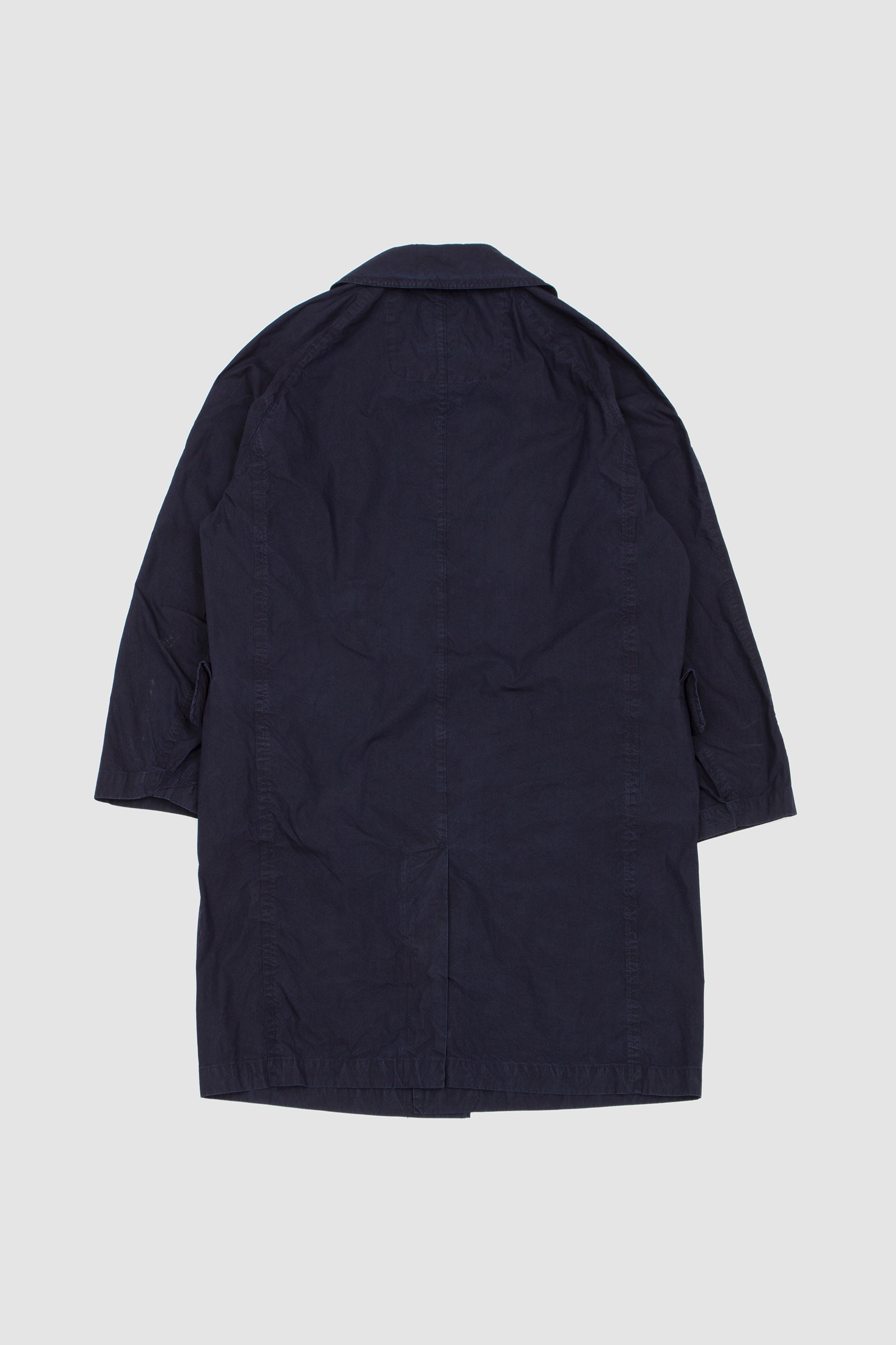 Typewriter Indigo Mac Coat Navy_4