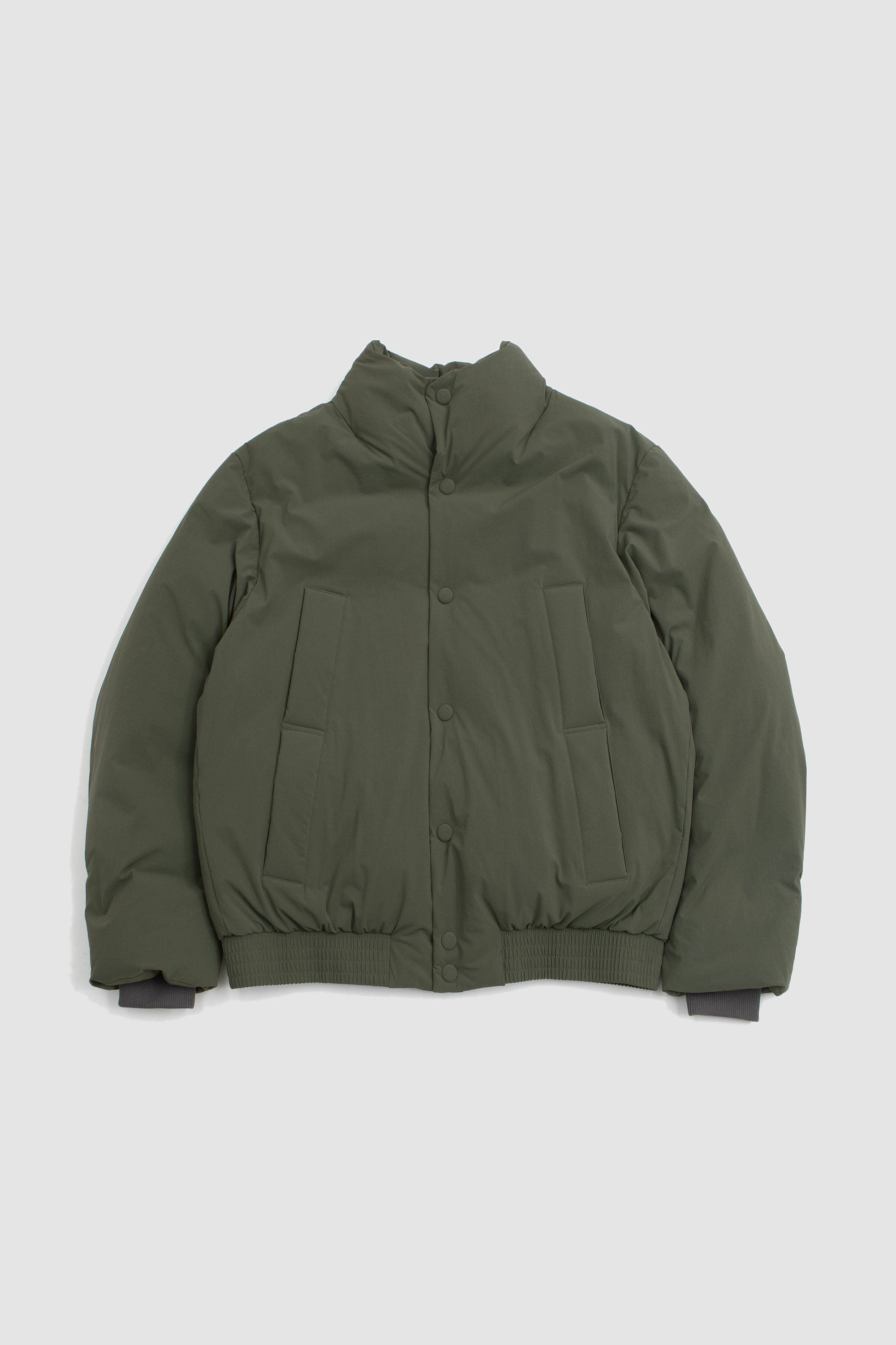 Varsity Down Jacket Khaki