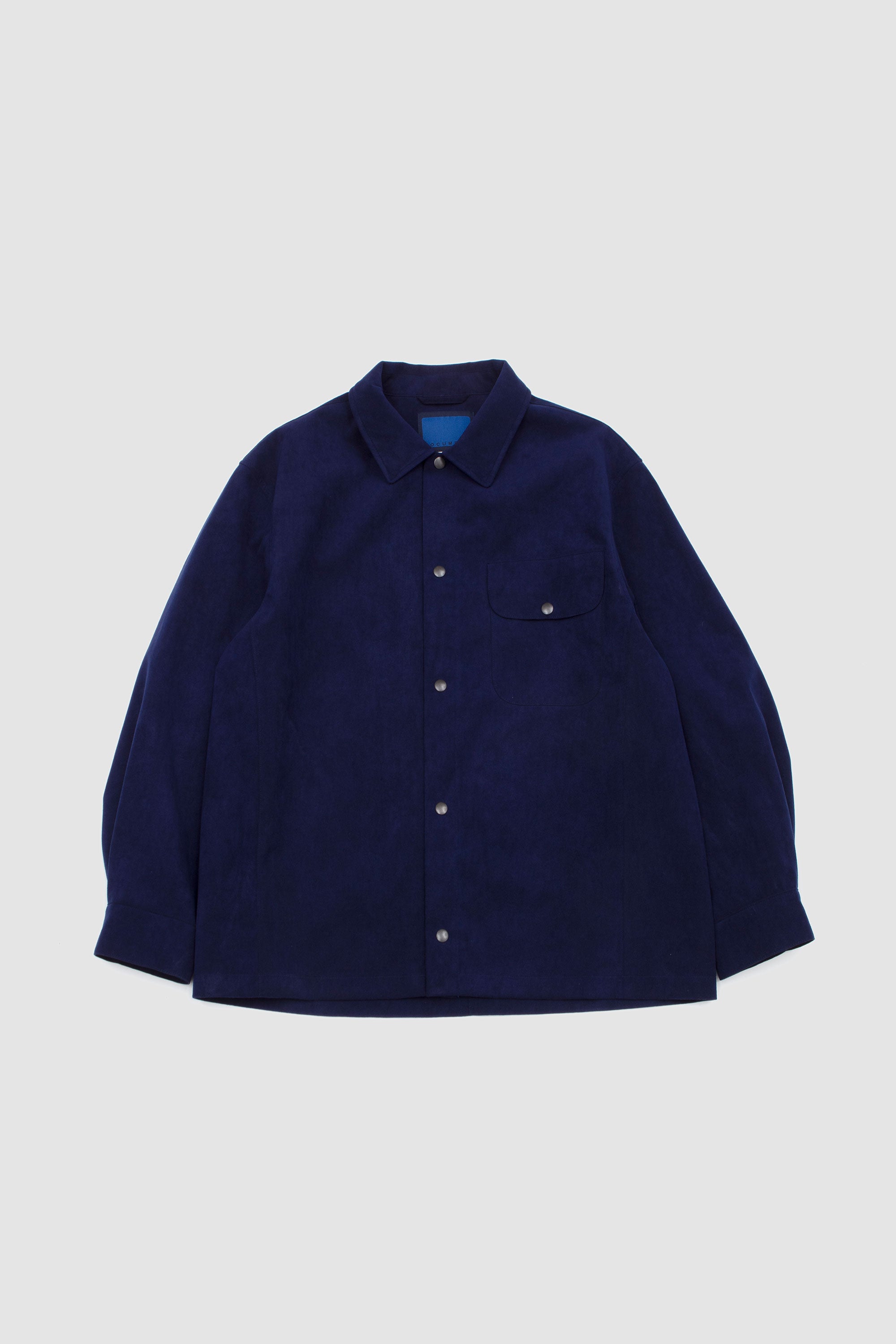 Vegan Suede Jacket Blue_1