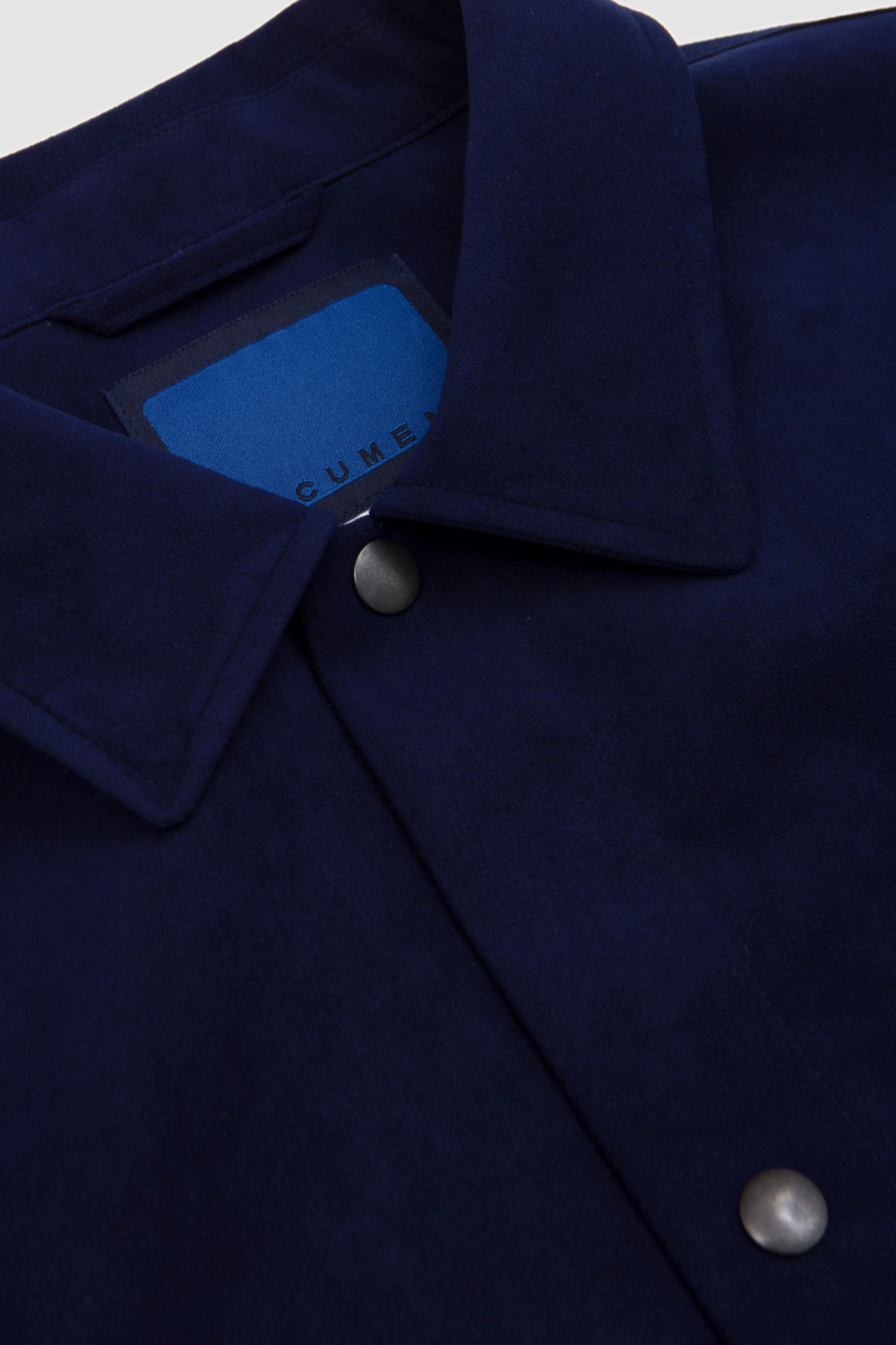 Vegan Suede Jacket Blue