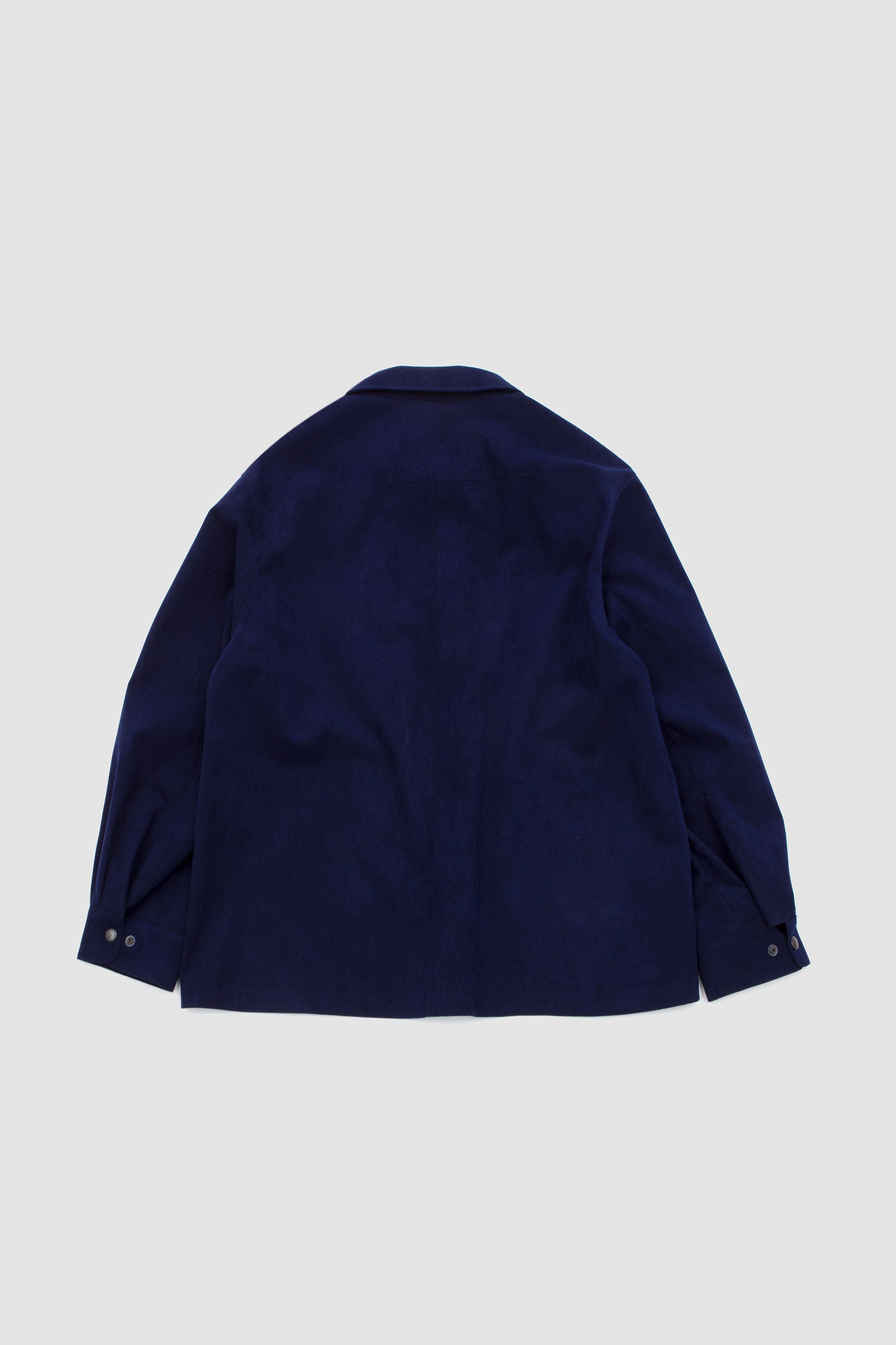 Vegan Suede Jacket Blue_4