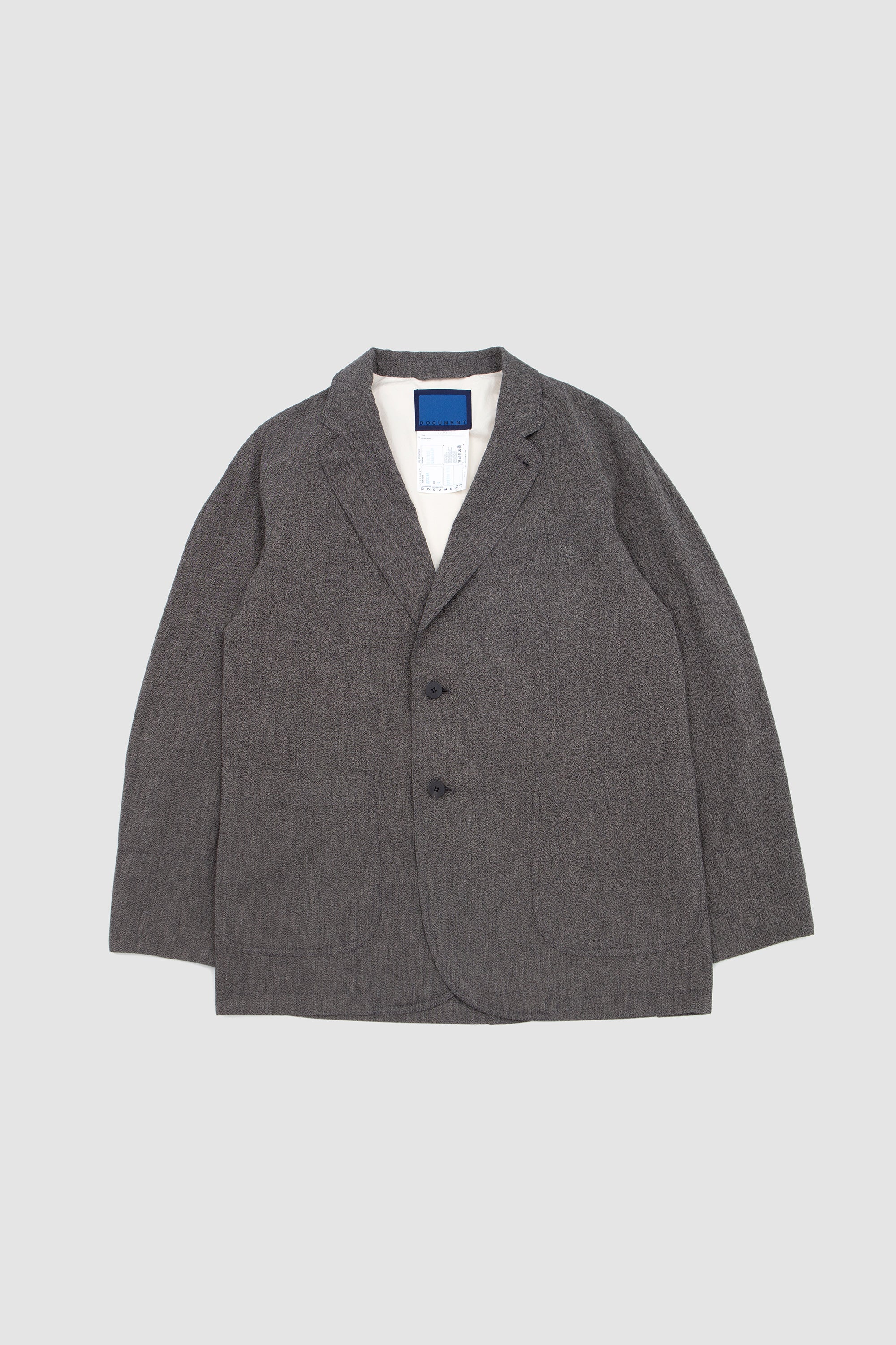 Vintage Chambray Raglan Jacket Grey