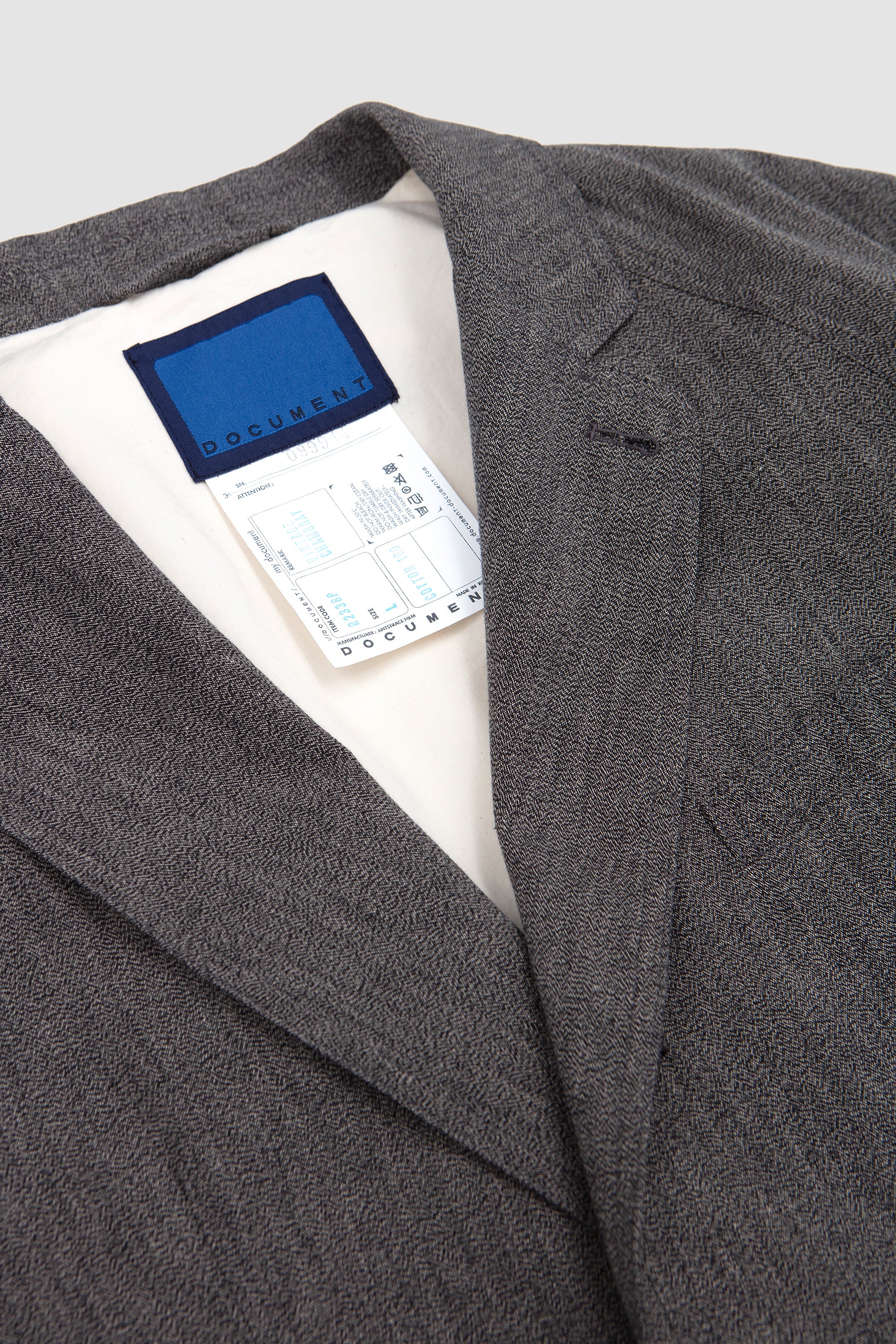 Vintage Chambray Raglan Jacket Grey