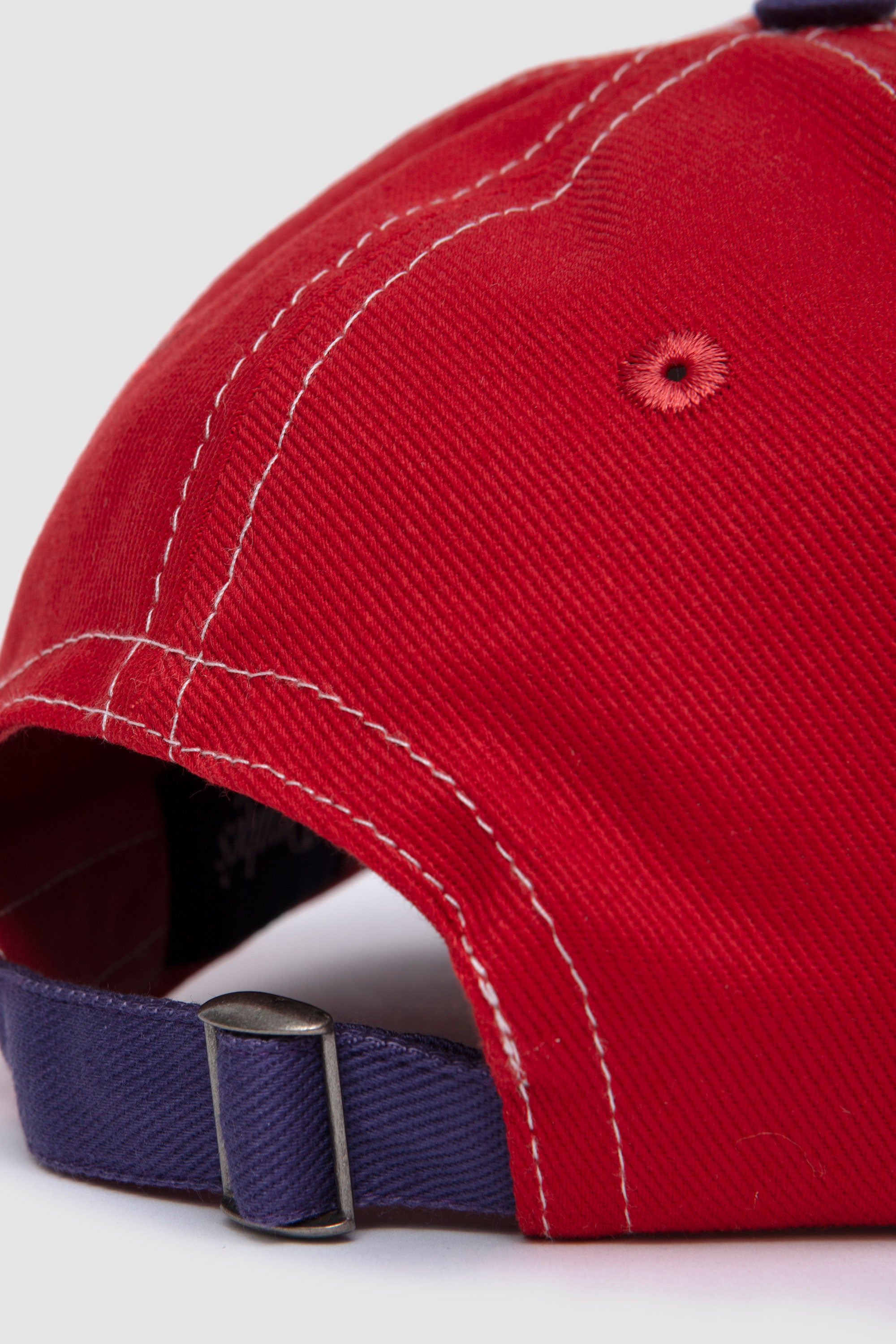 1977 Knitted Patch Baseball Cap White/ Red/ Purple