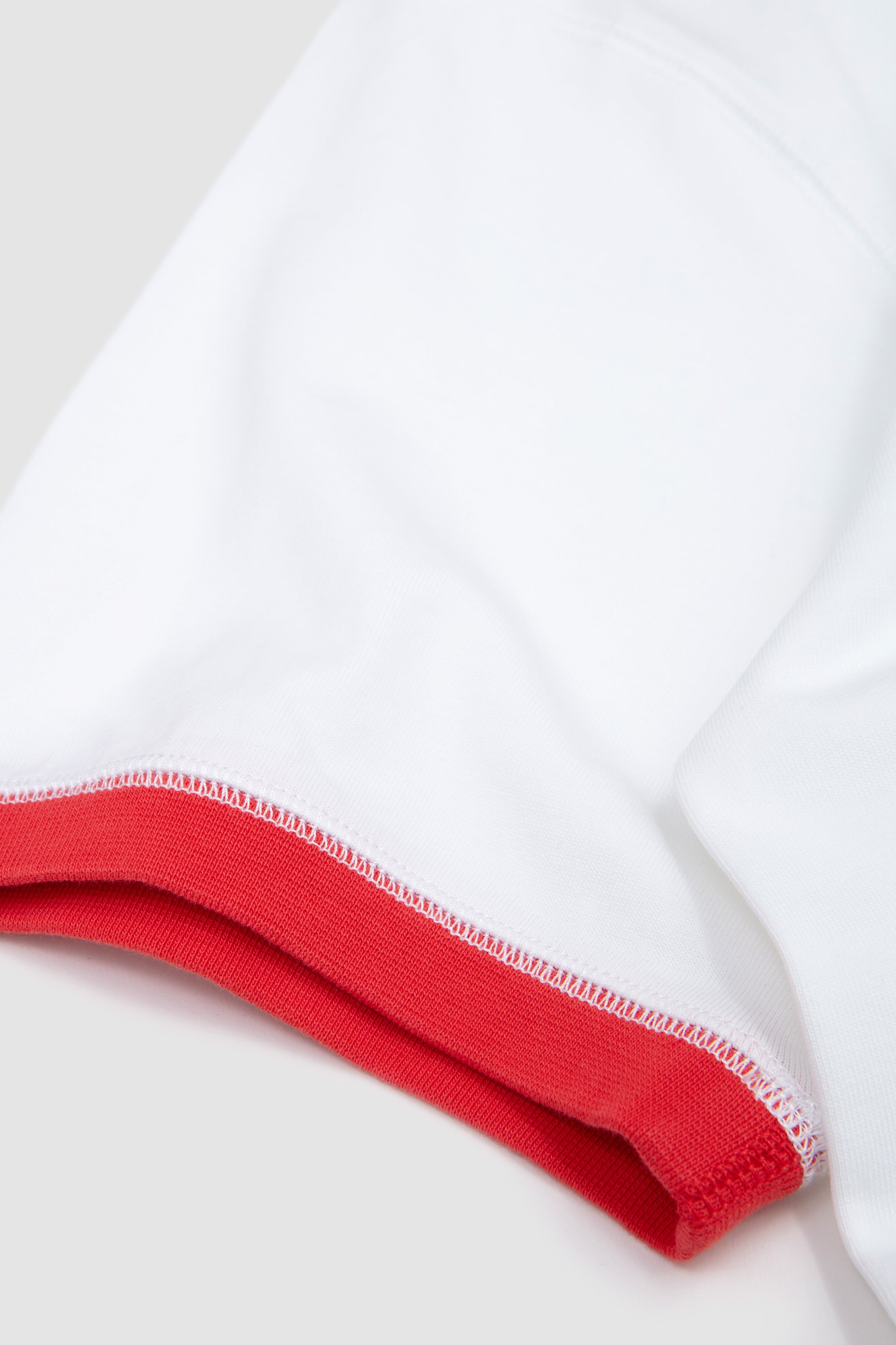 Accent Ringer Tee White/ Orange