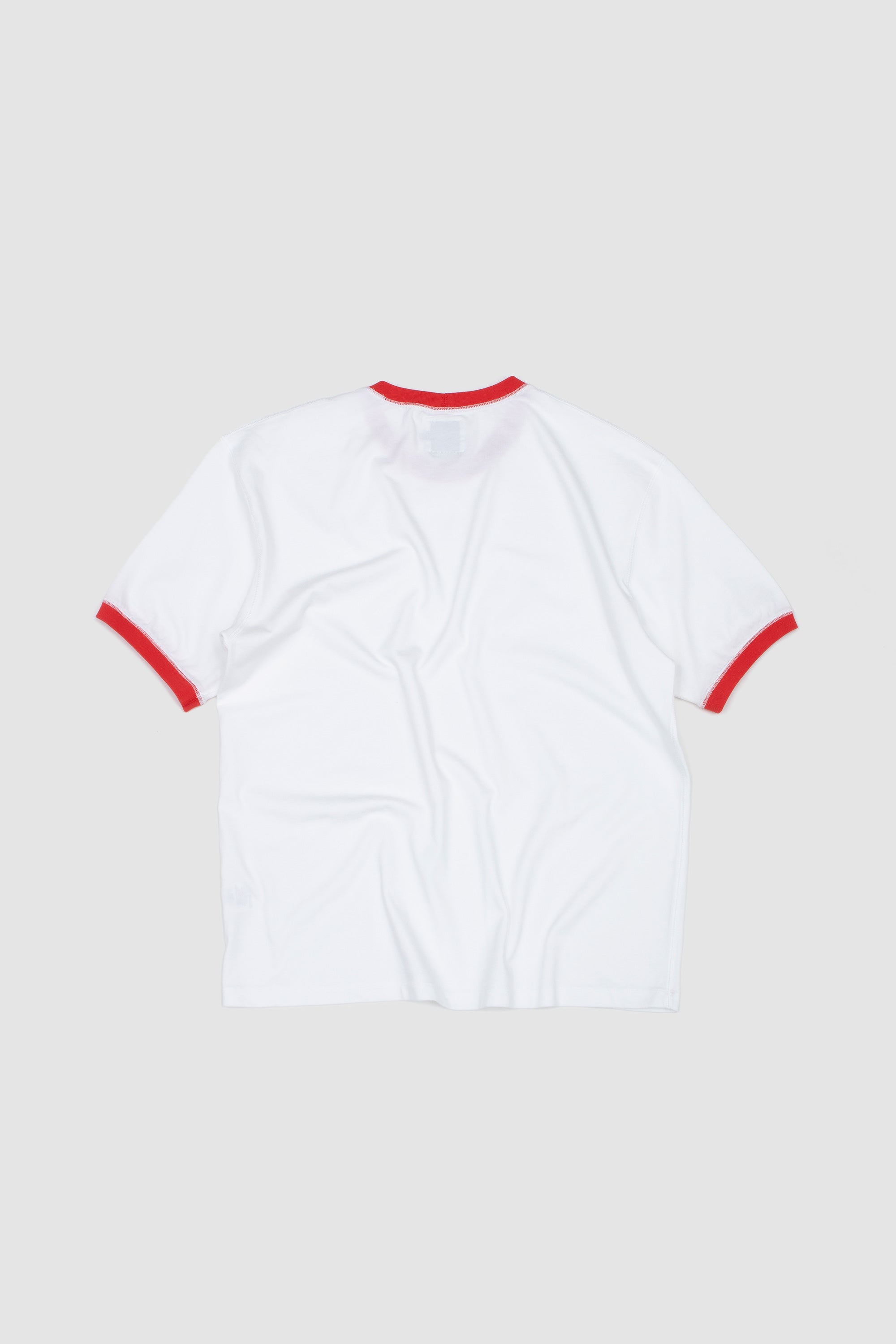 Accent Ringer Tee White/ Orange_4