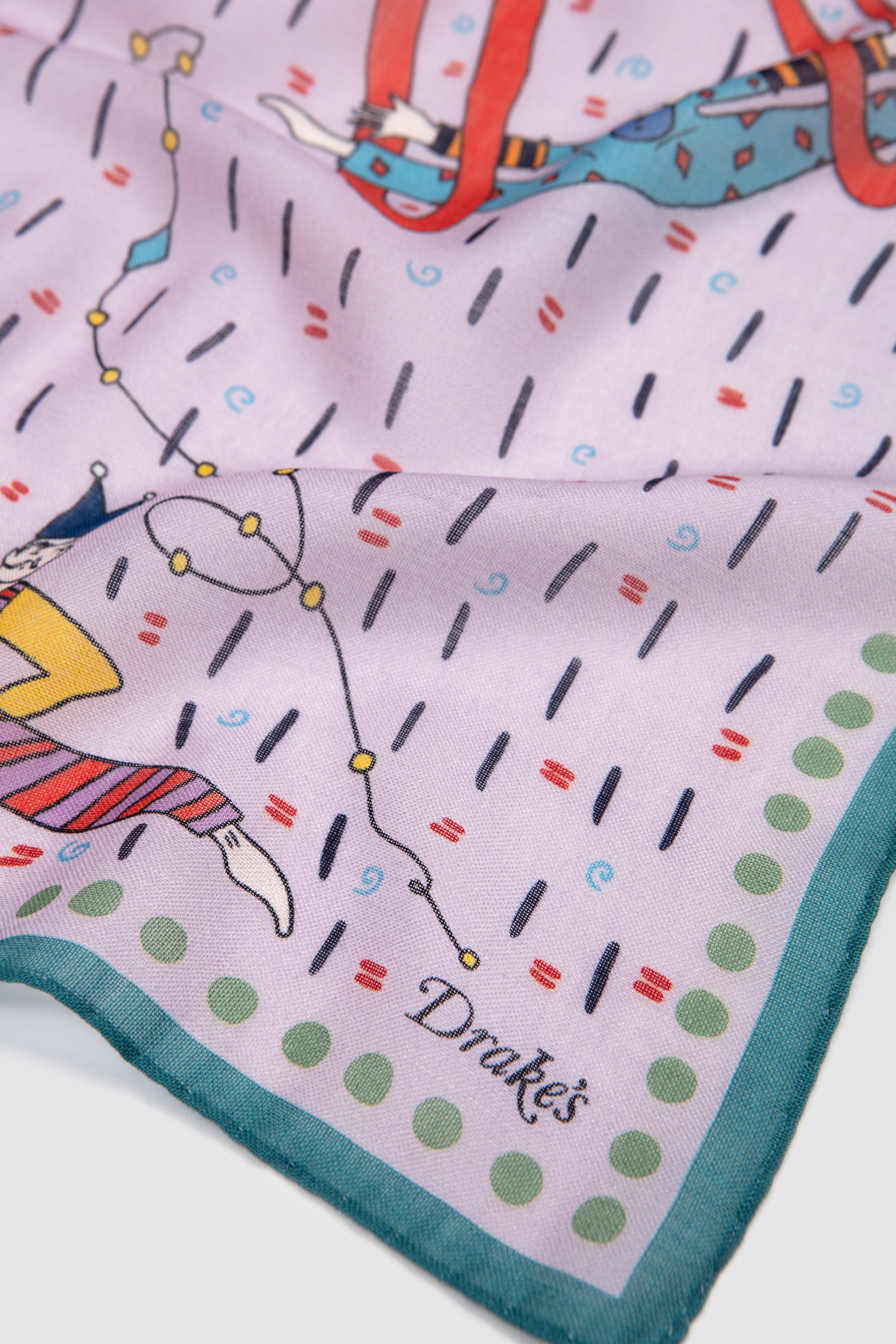 Acrobat Print Bandana Lilac