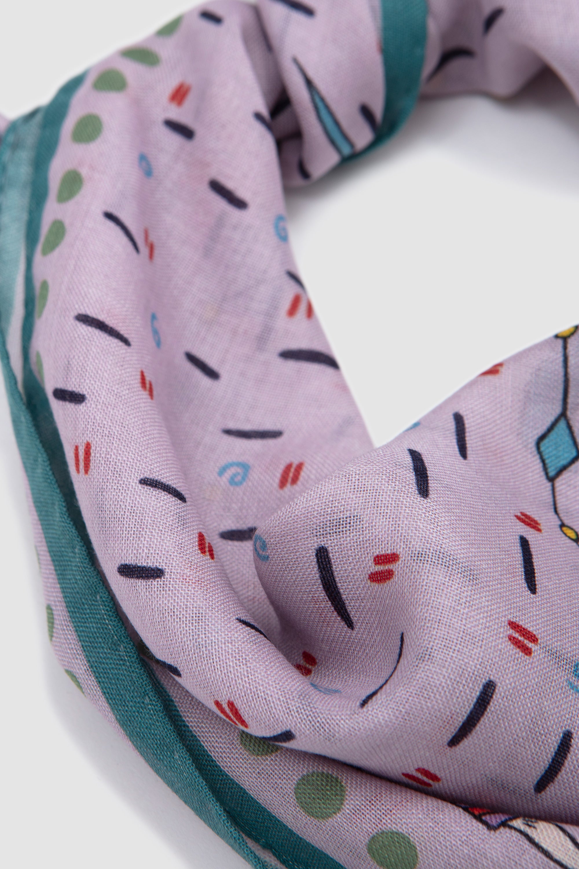 Acrobat Print Bandana Lilac