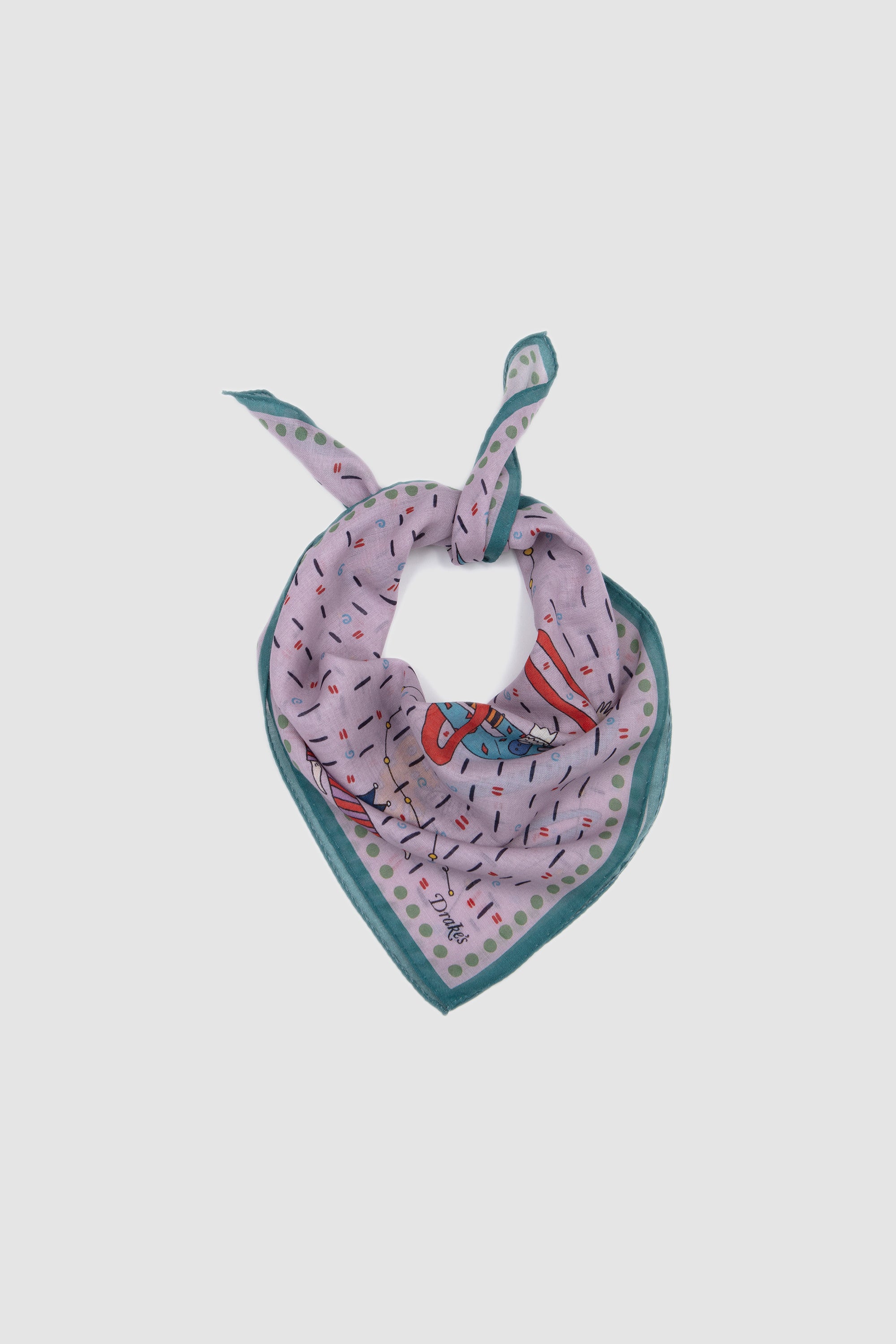 Acrobat Print Bandana Lilac_4