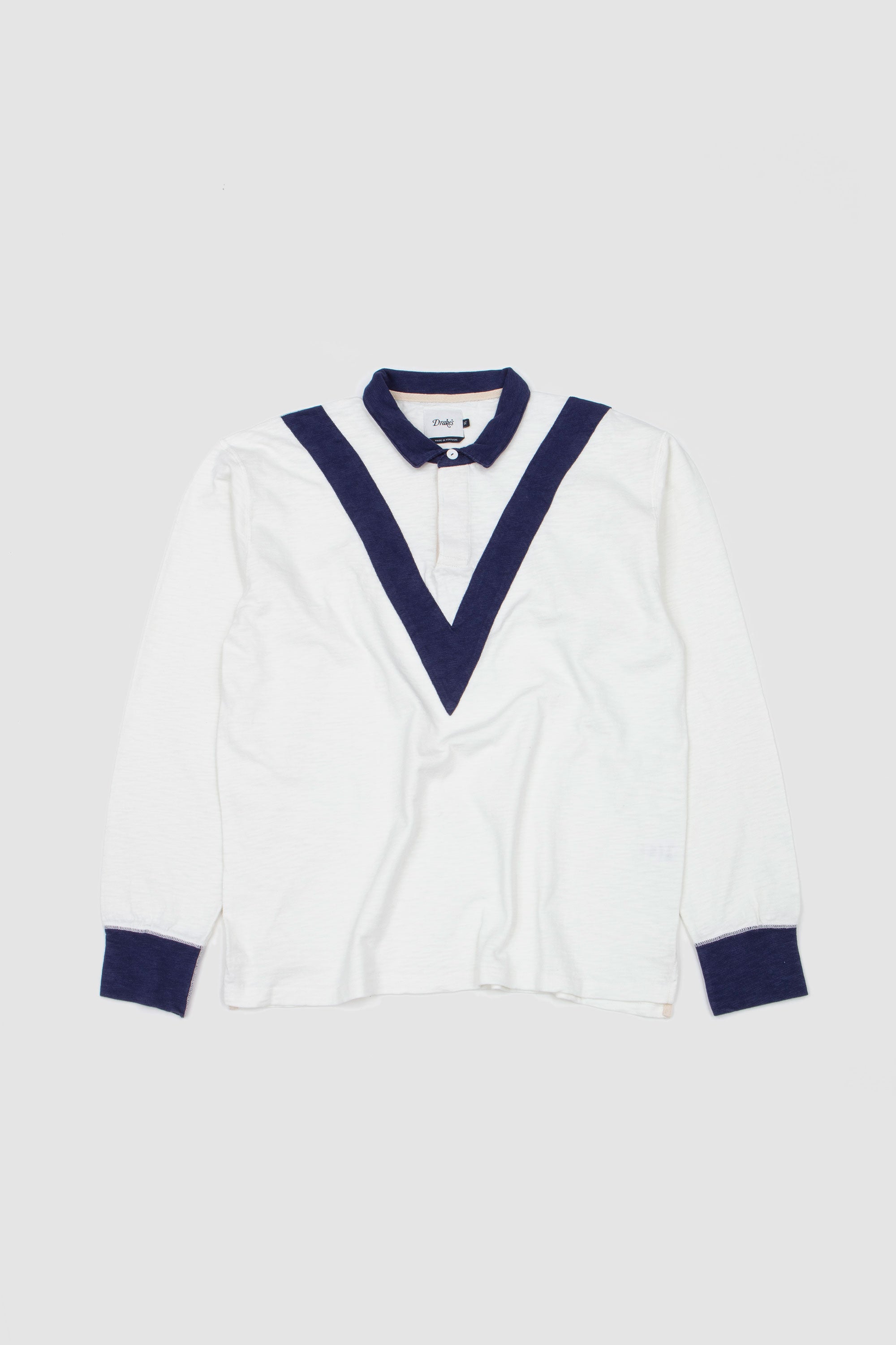 Chervon Flame Rugby Ecru/ Navy
