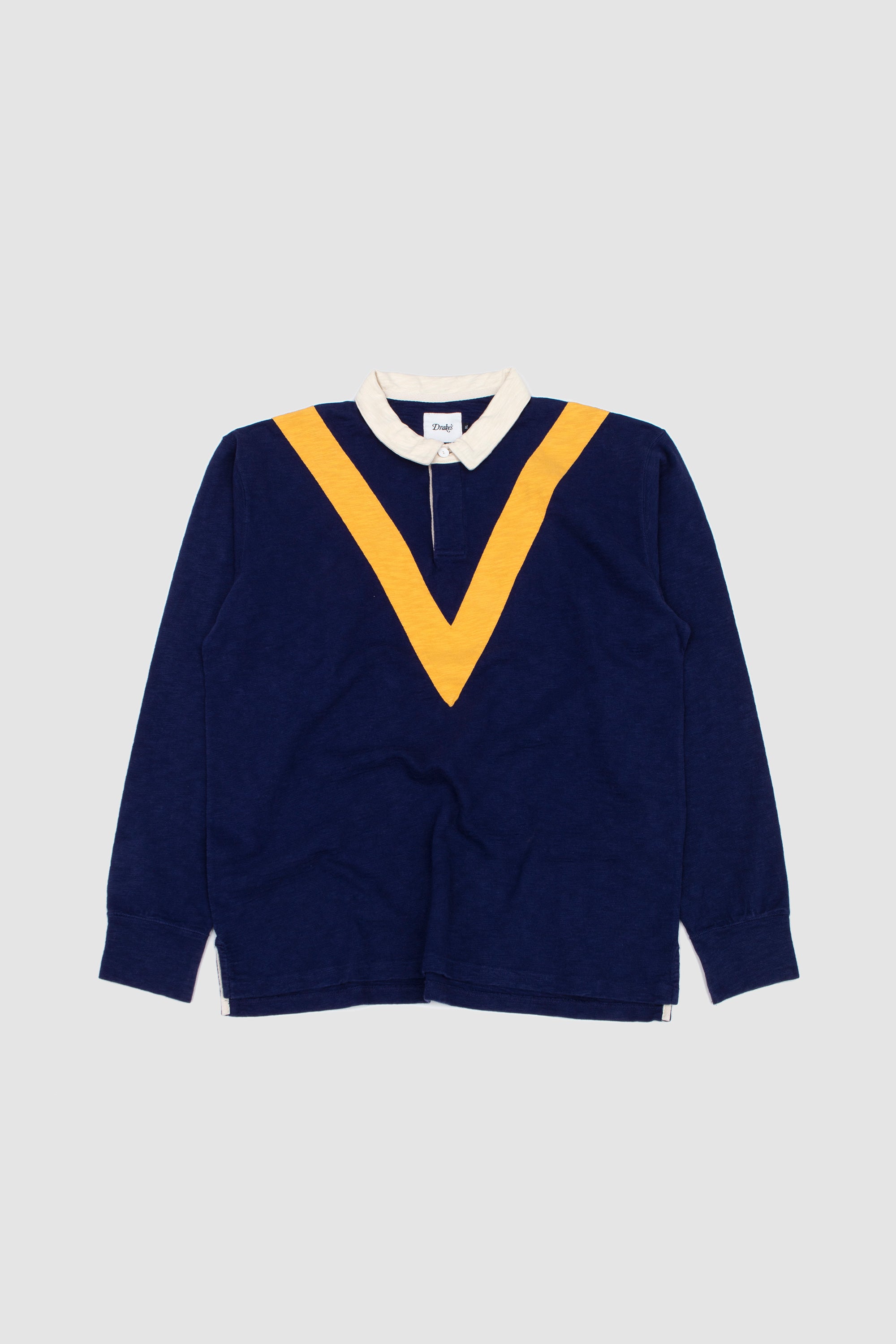Chevron Flame Rugby Navy/ Yellow_1