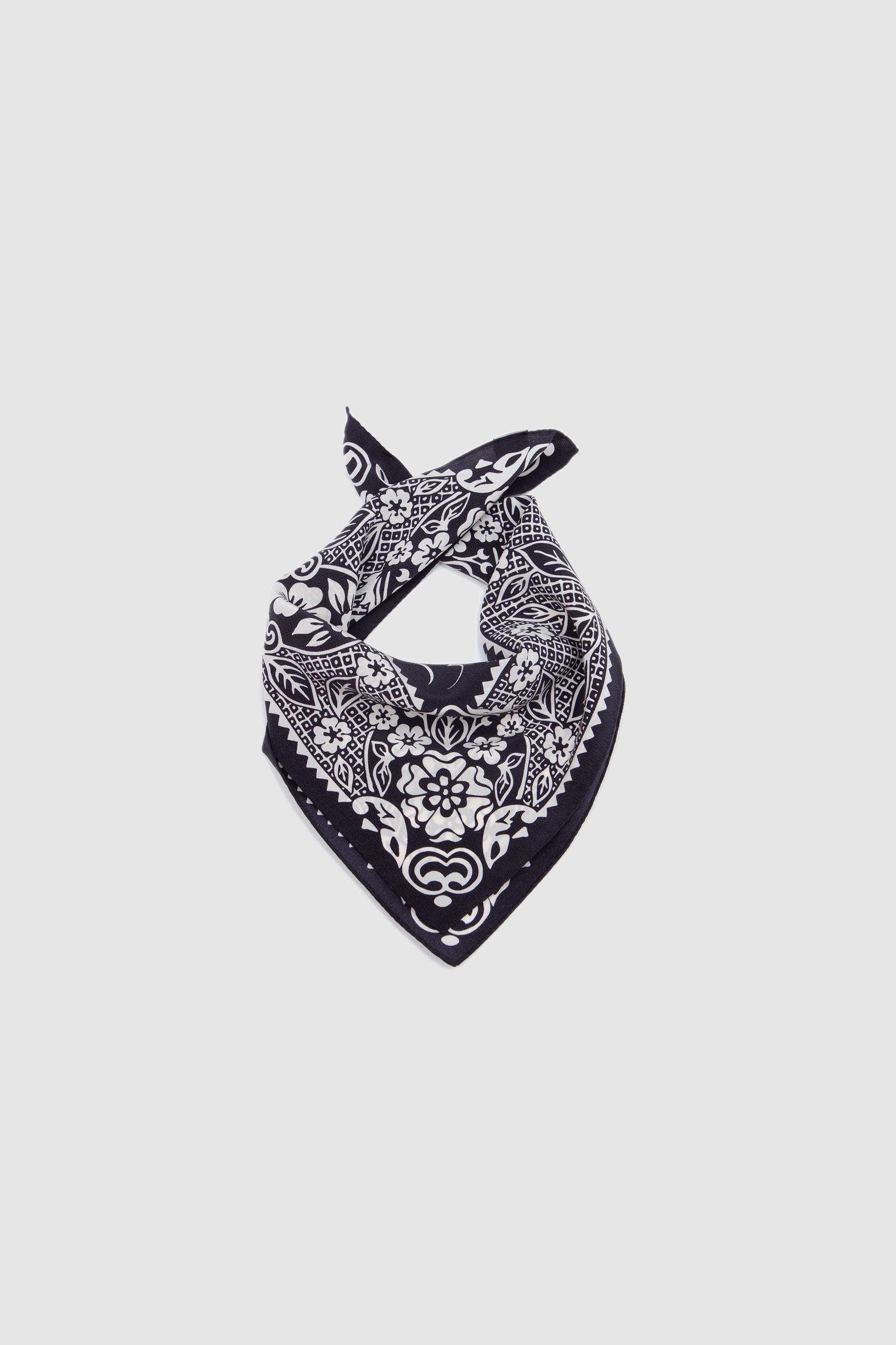 Cockerel Pocket Square Navy