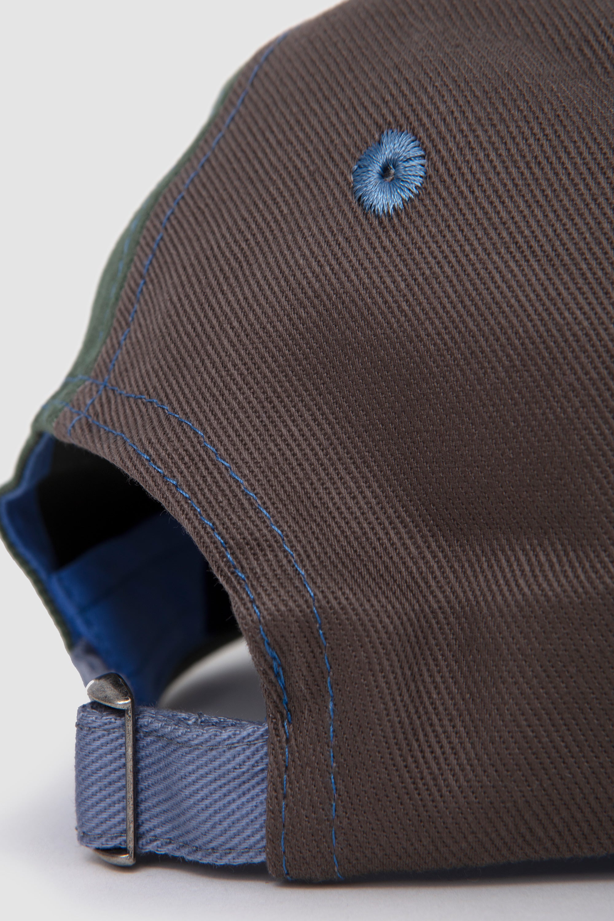 D' C/stitch Twill Baseball Cap Sand/ Green/ Blue_4