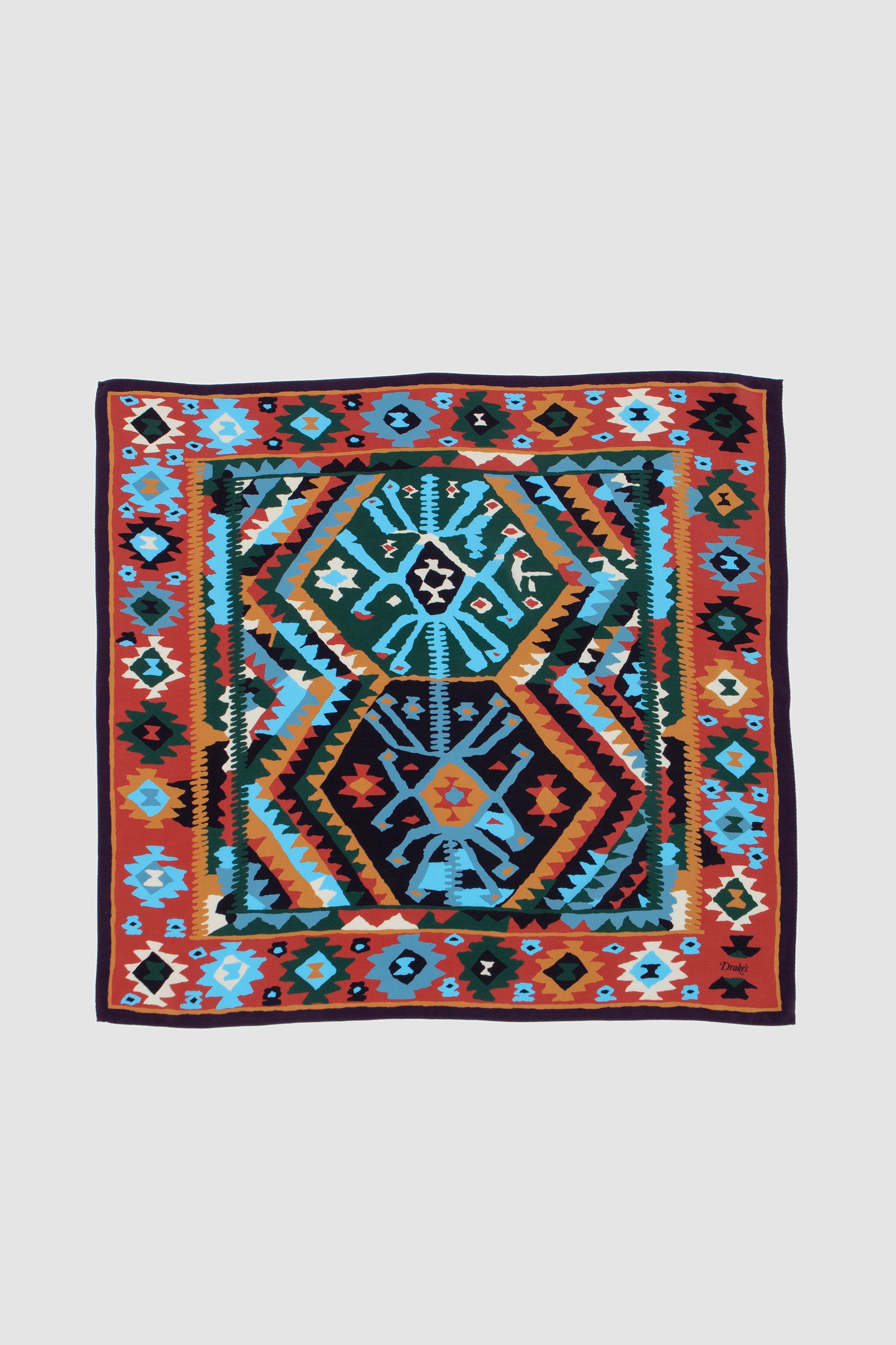 Kelim Bandana Navy/ Mustard_2