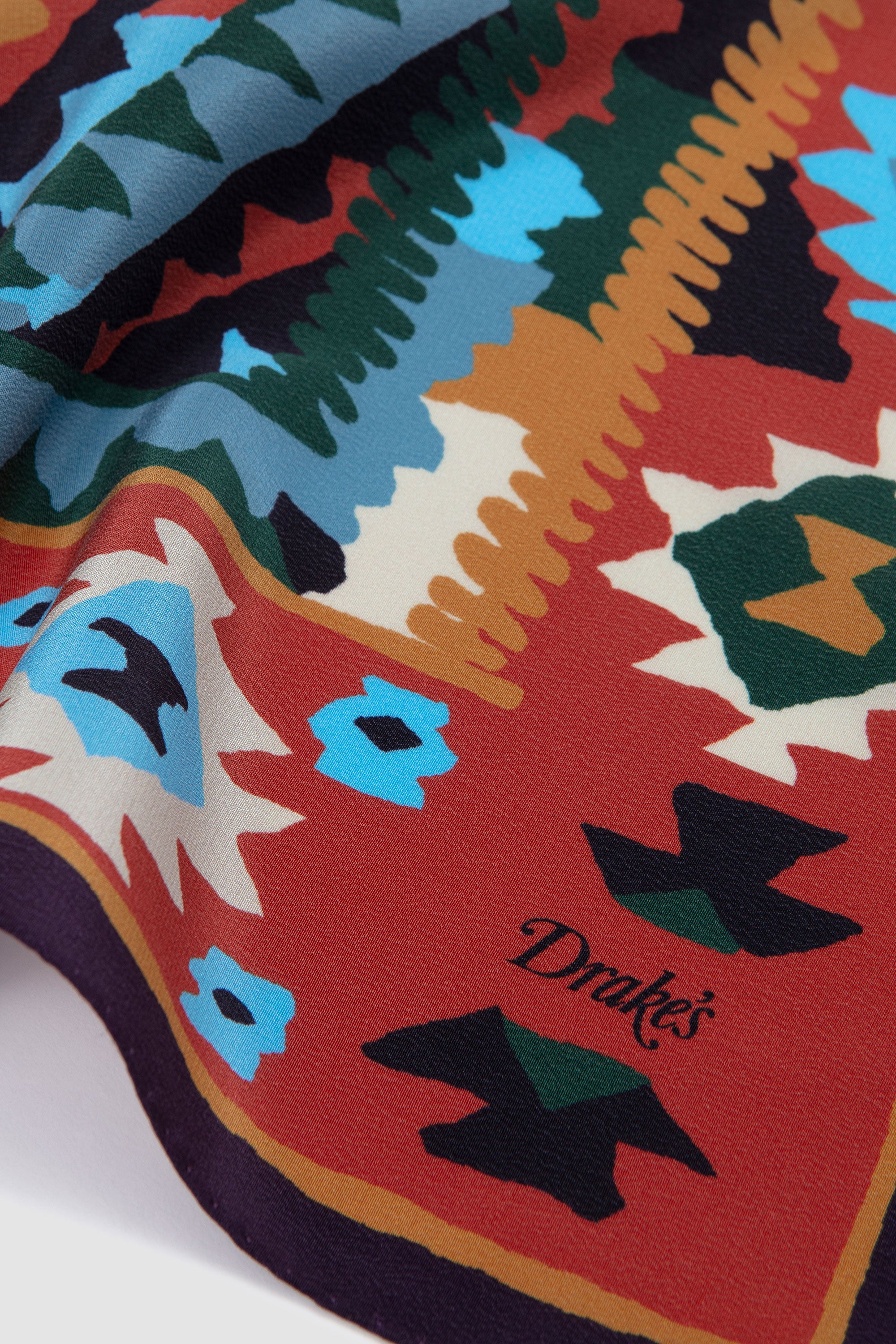 Kelim Bandana Navy/ Mustard_3