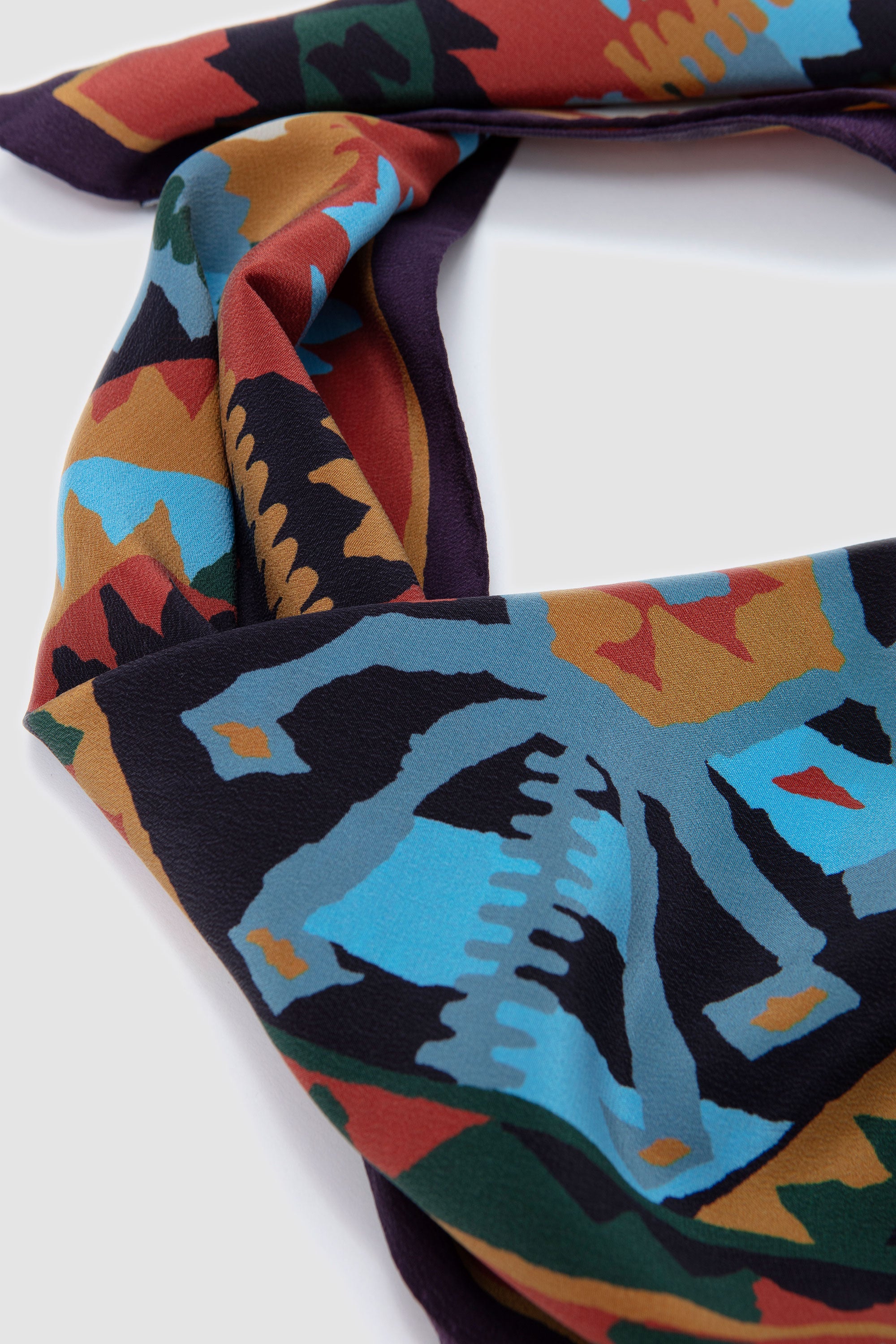 Kelim Bandana Navy/ Mustard_4