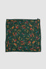 SPORTIVO STORE_Mughal Print Wool-Silk Square Scarf Green