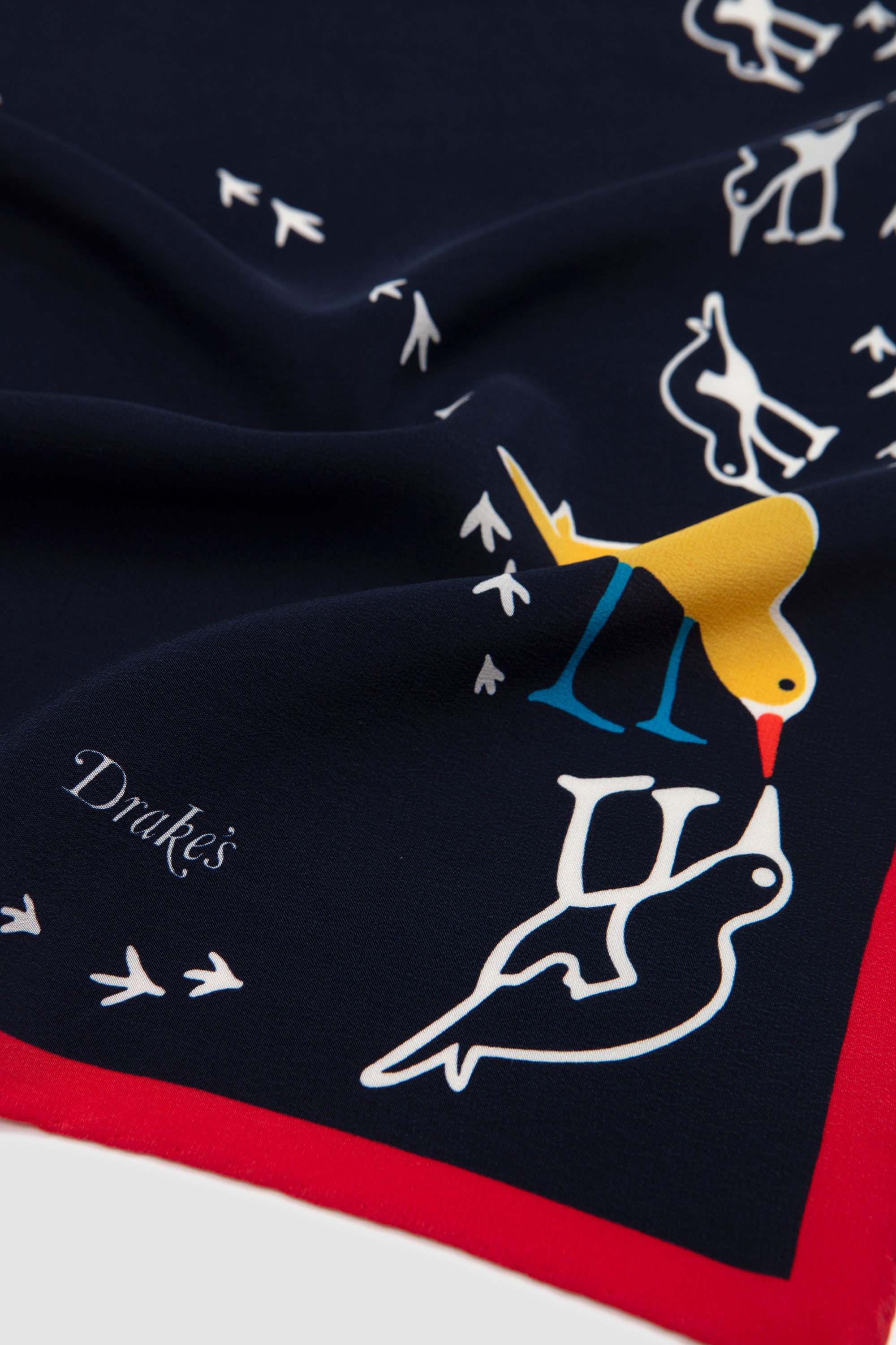 Oyster Catcher Print Bandana Navy
