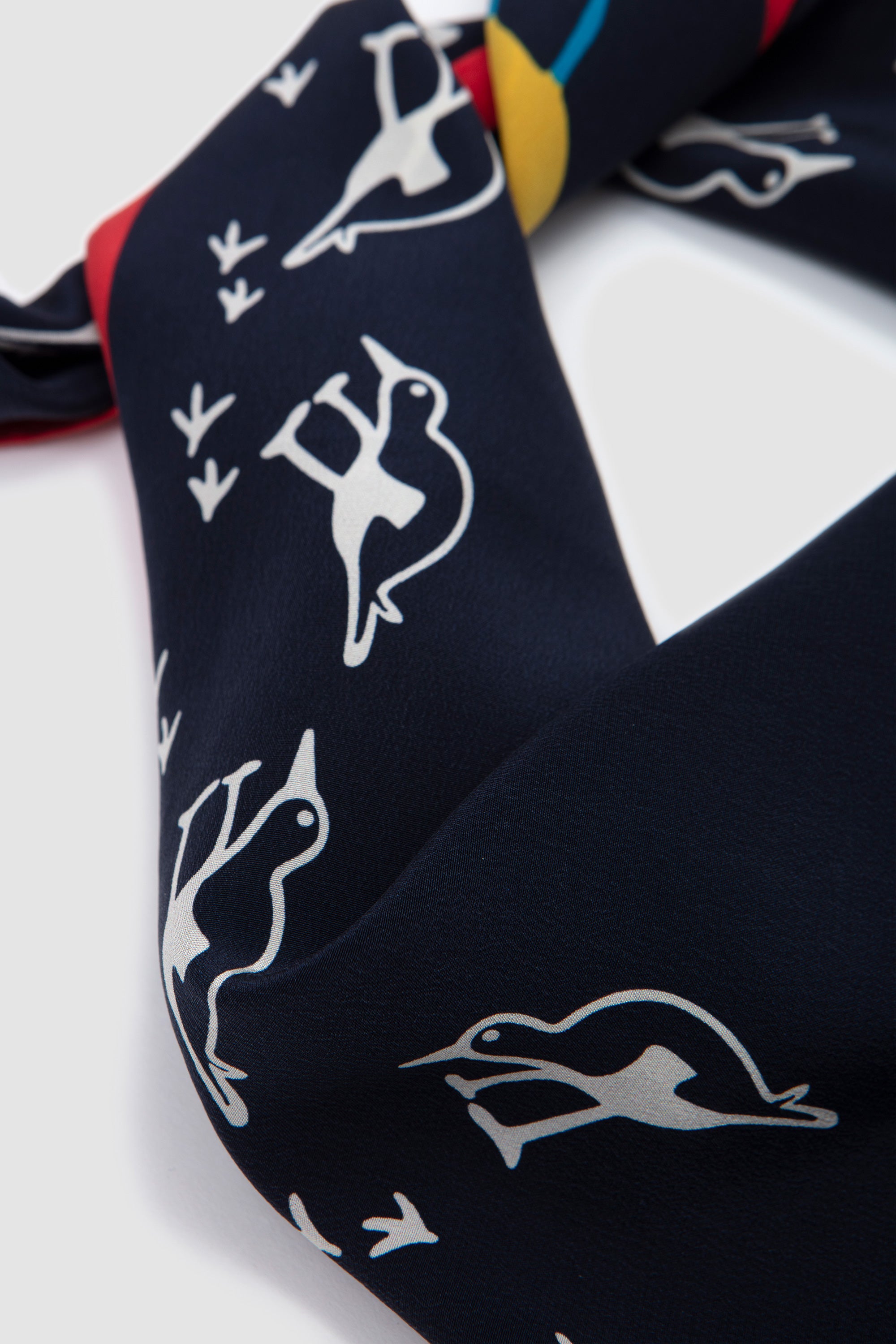 Oyster Catcher Print Bandana Navy_4