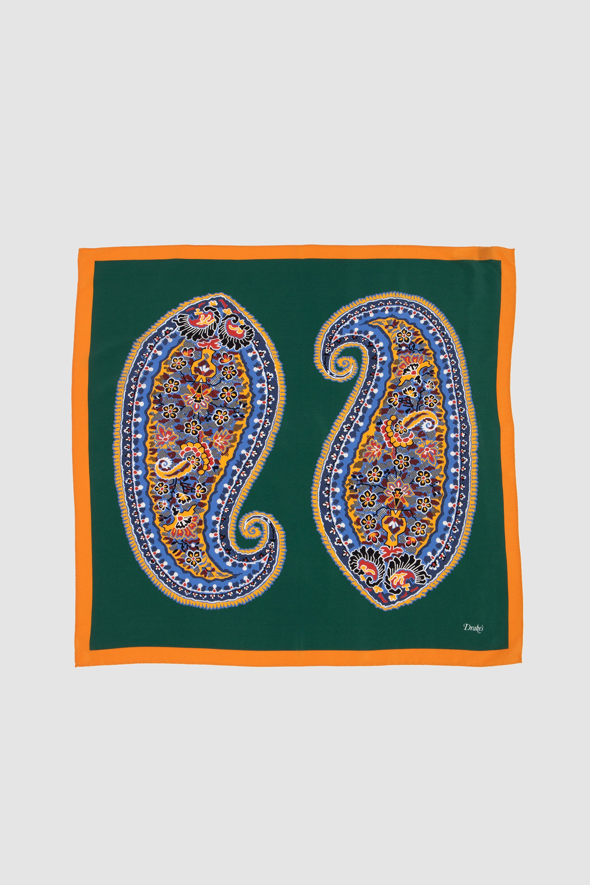 Paisley Print Bandana Dark Green
