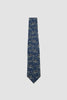 SPORTIVO STORE_Rowing Print Silk Tie Blue