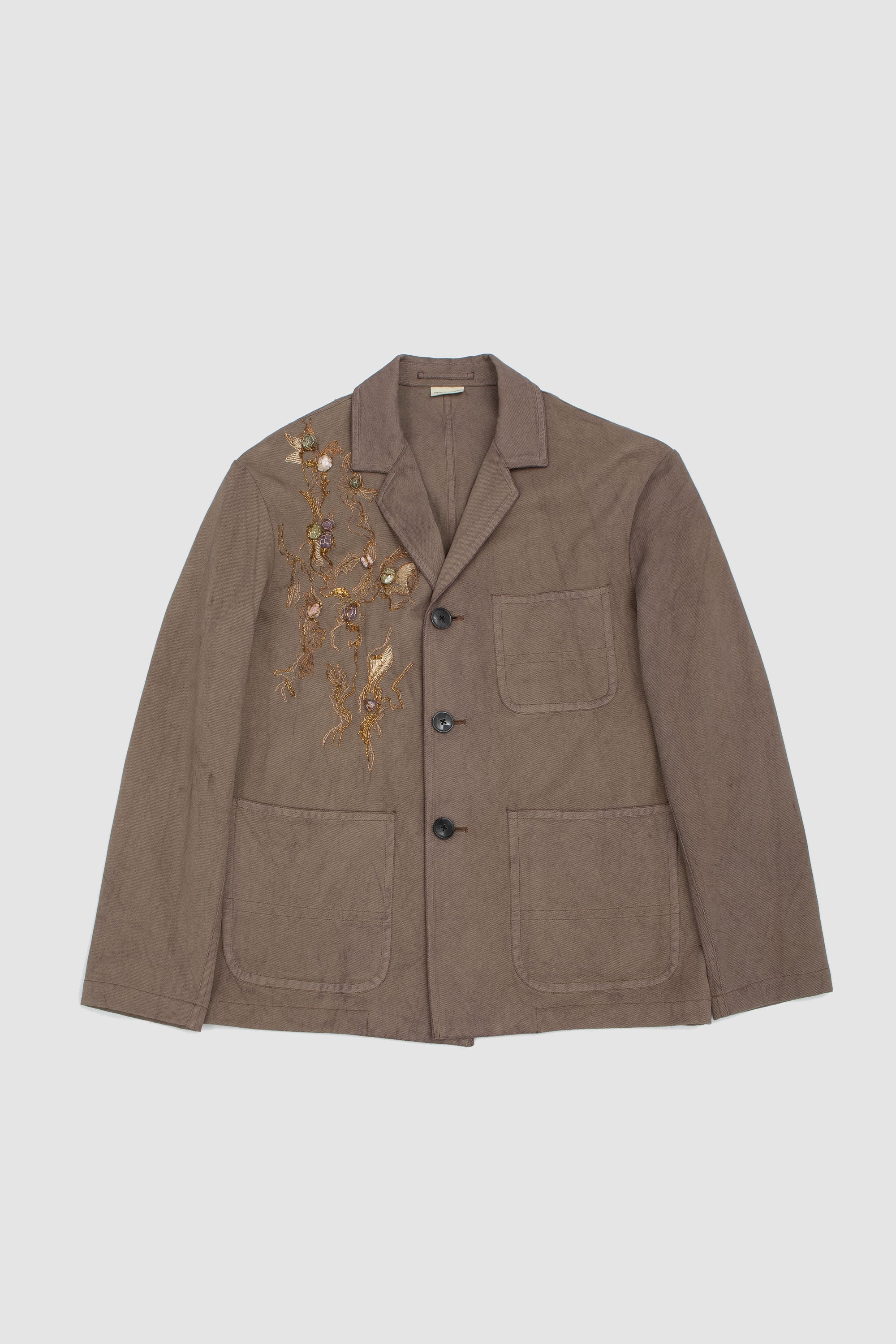 Baz Jacket Embellished Taupe