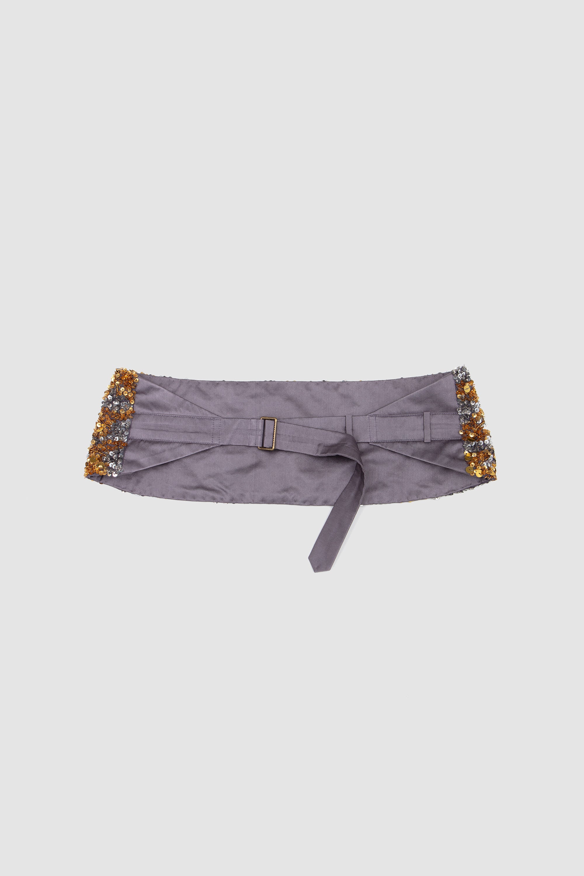 Giotto Embellished Belt Silver_4