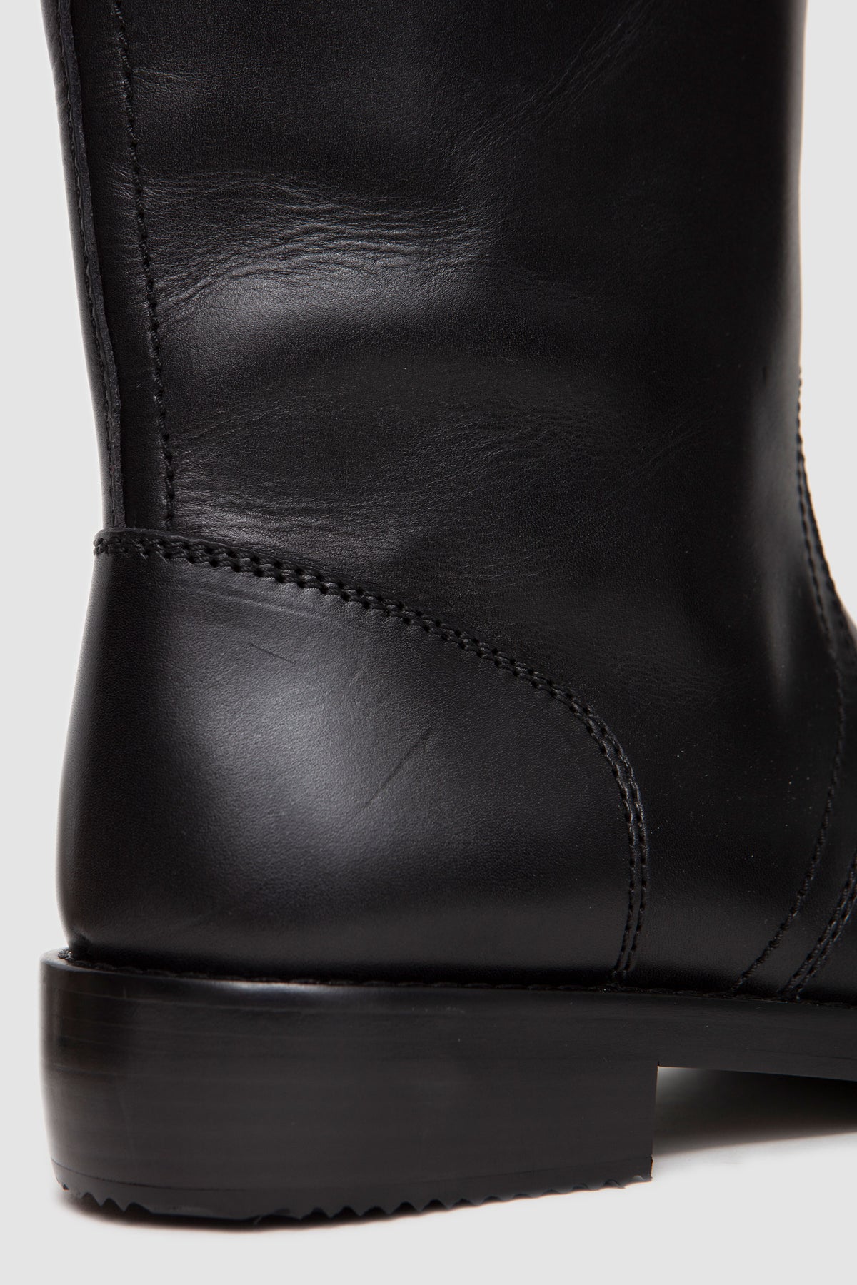 Leather Biker Boots Black_5