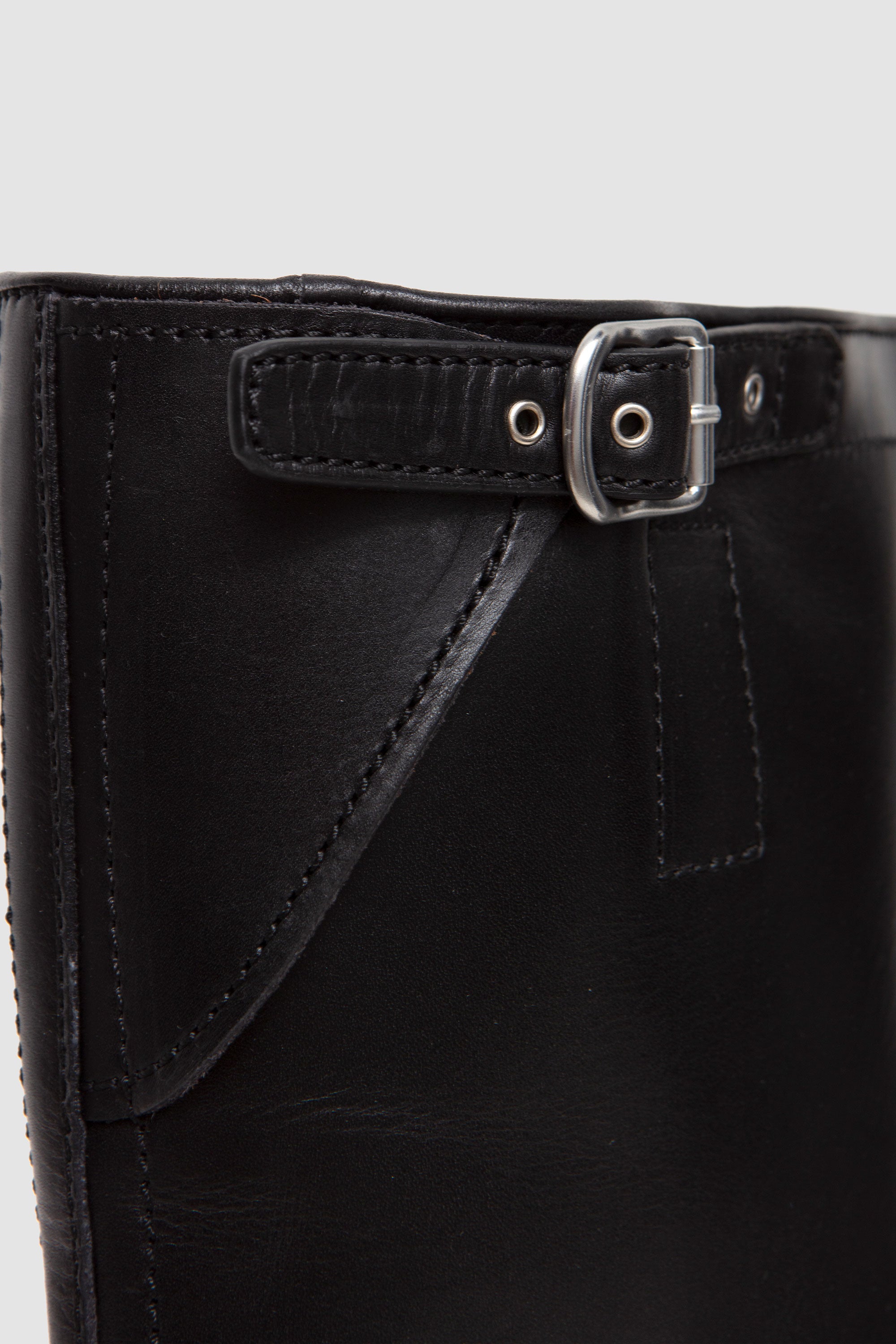Leather Biker Boots Black_6