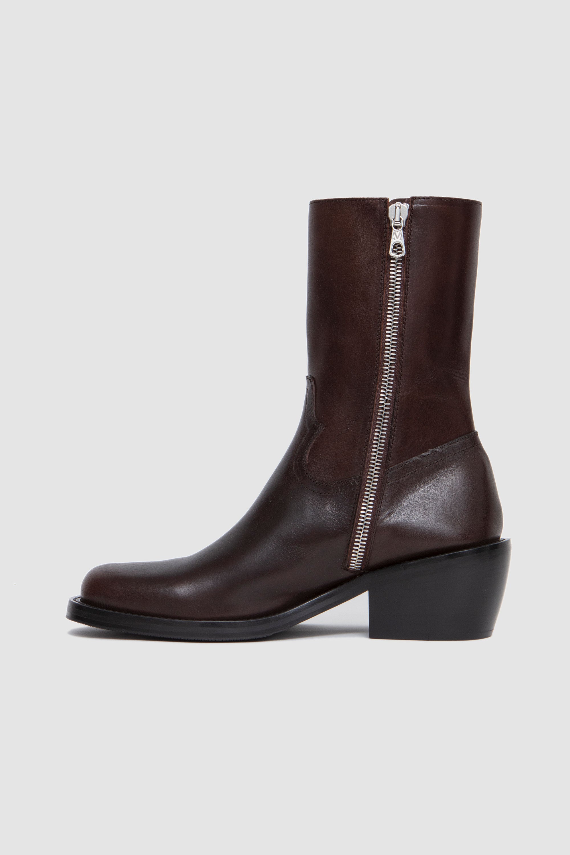 Leather Boots Dark Brown_4