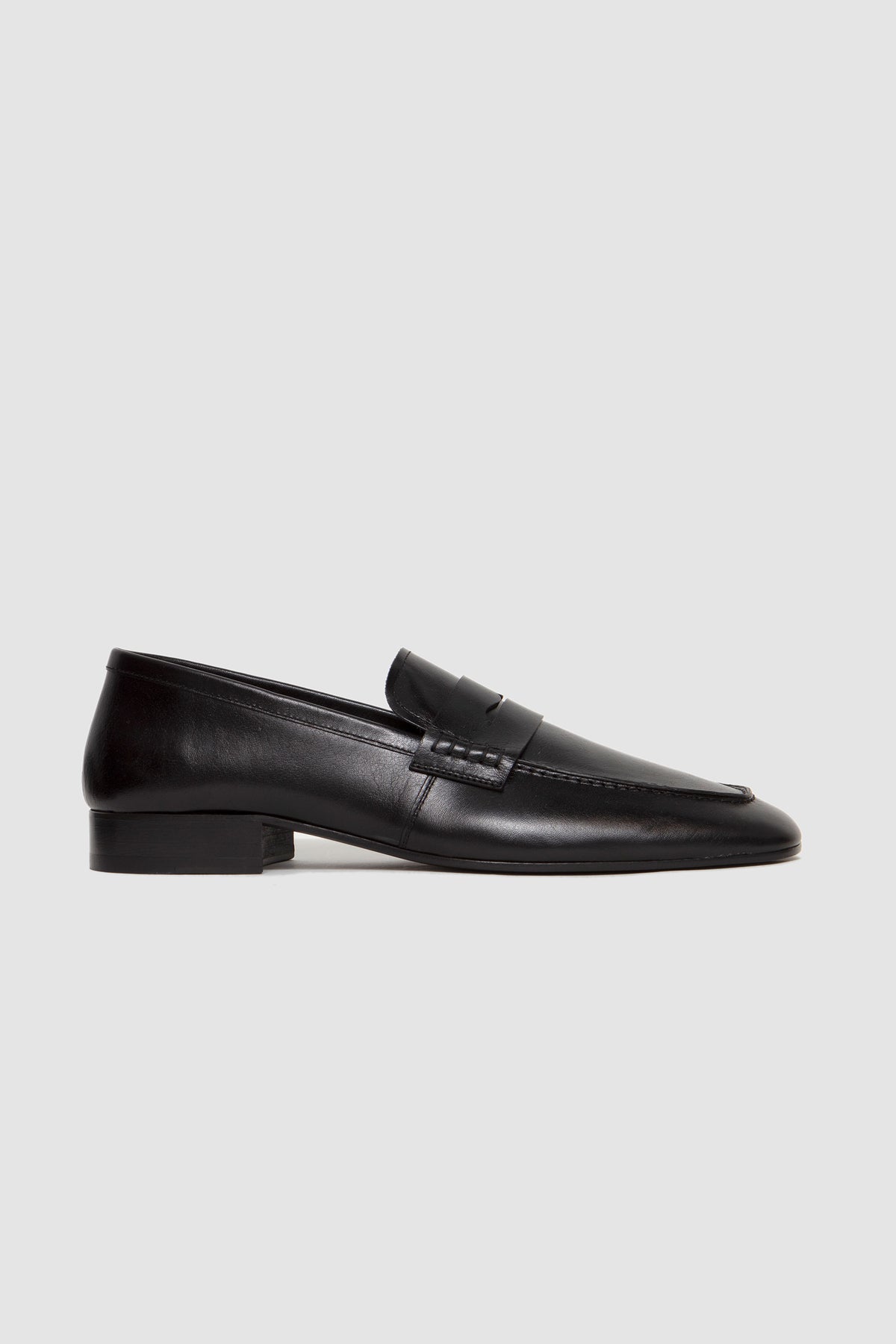 Leather Loafers Black