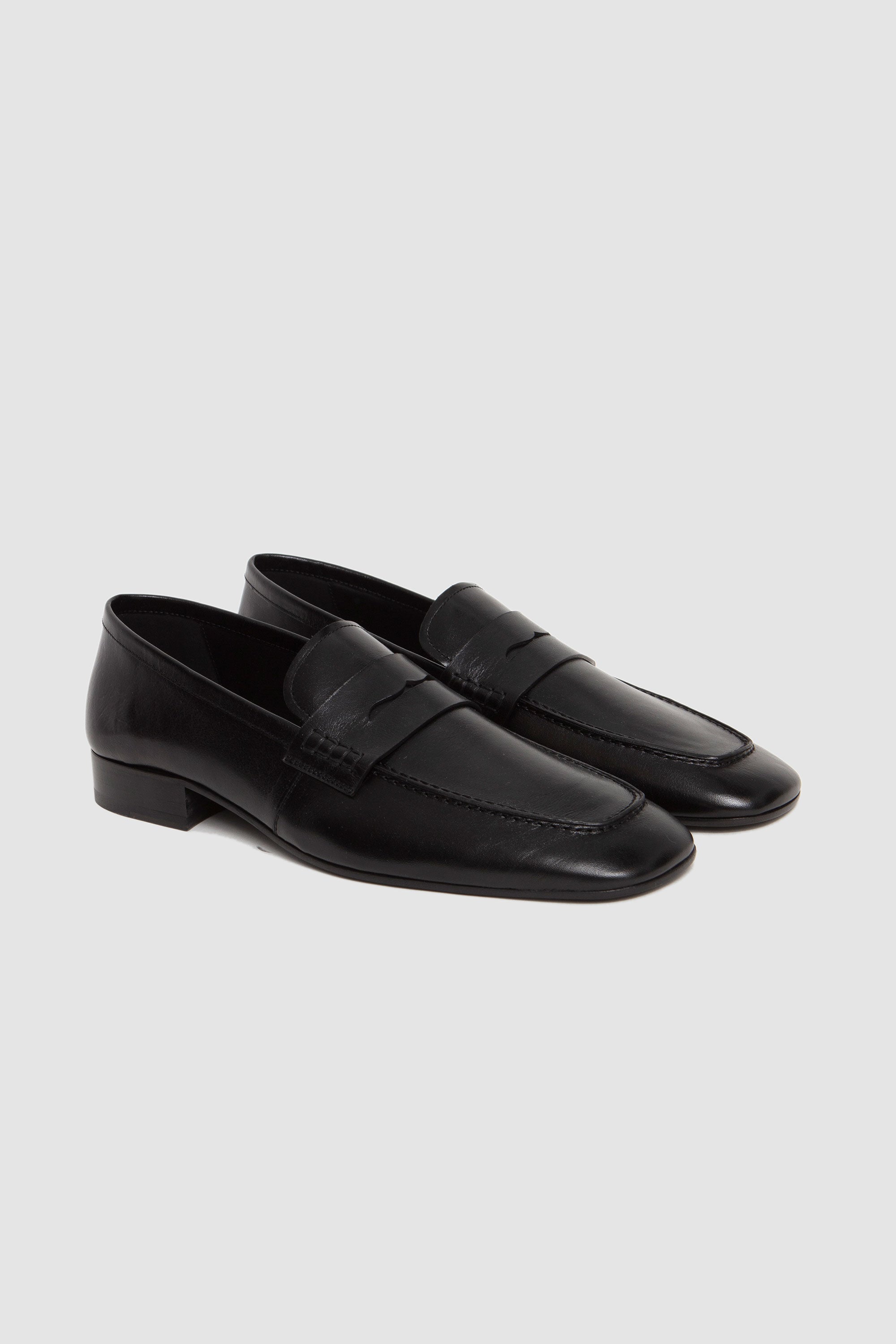 Leather Loafers Black_2