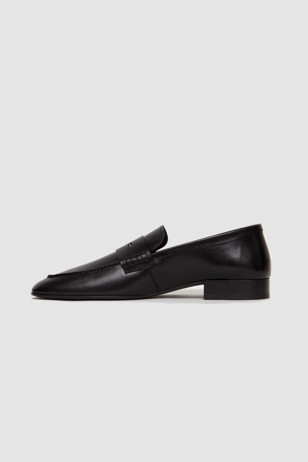 Leather Loafers Black_4