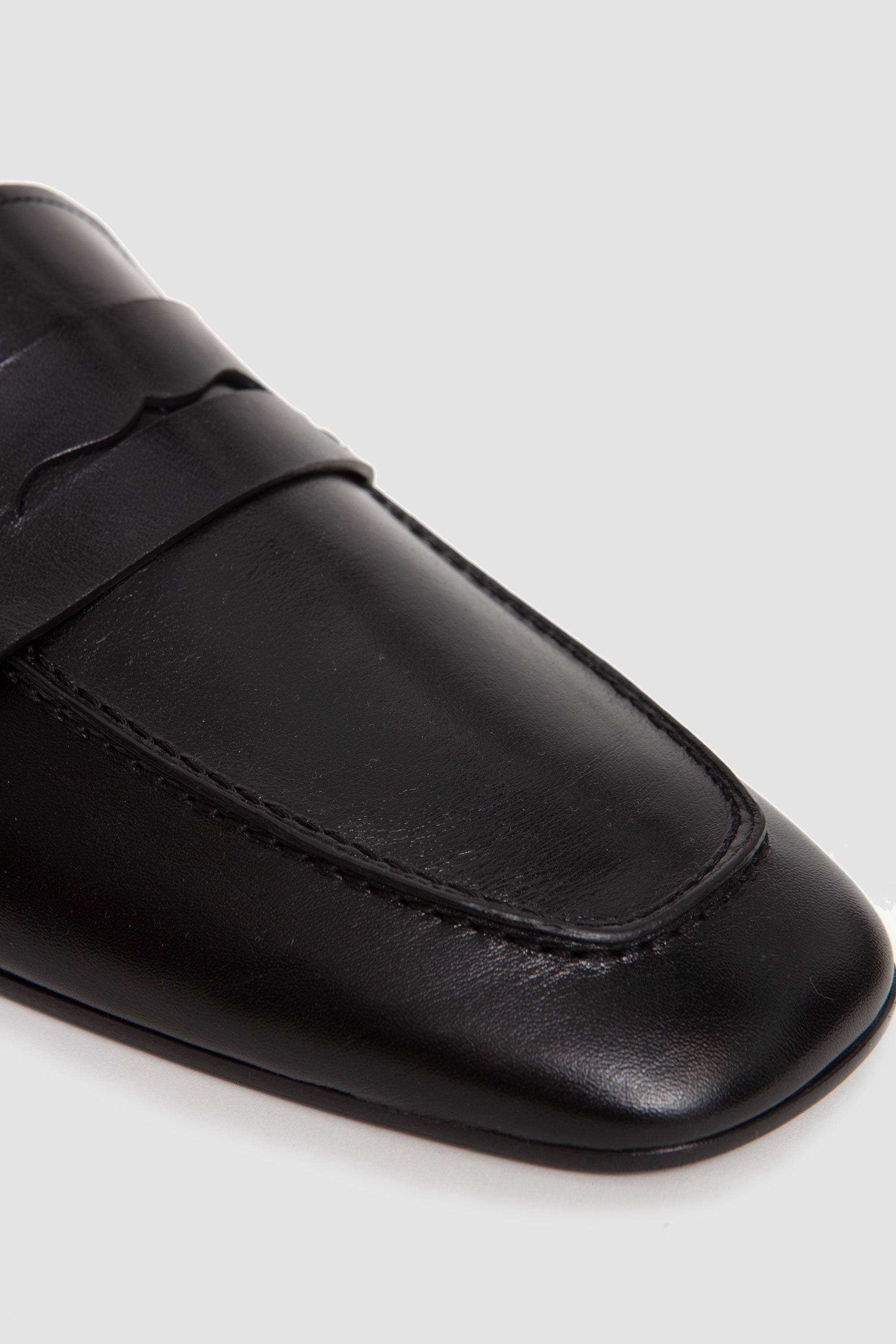 Leather Loafers Black_5