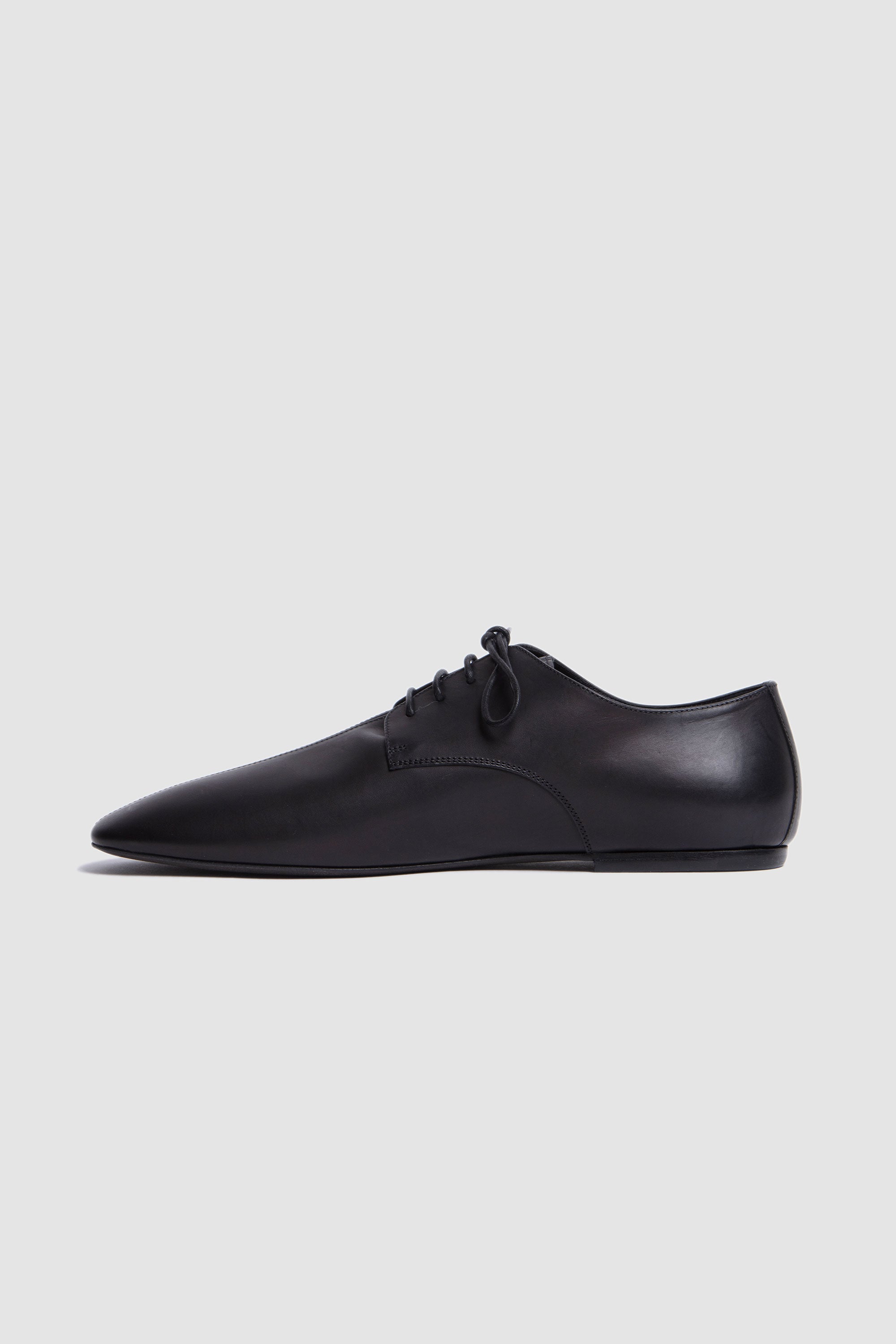 Leather Oxford Shoes Black_4