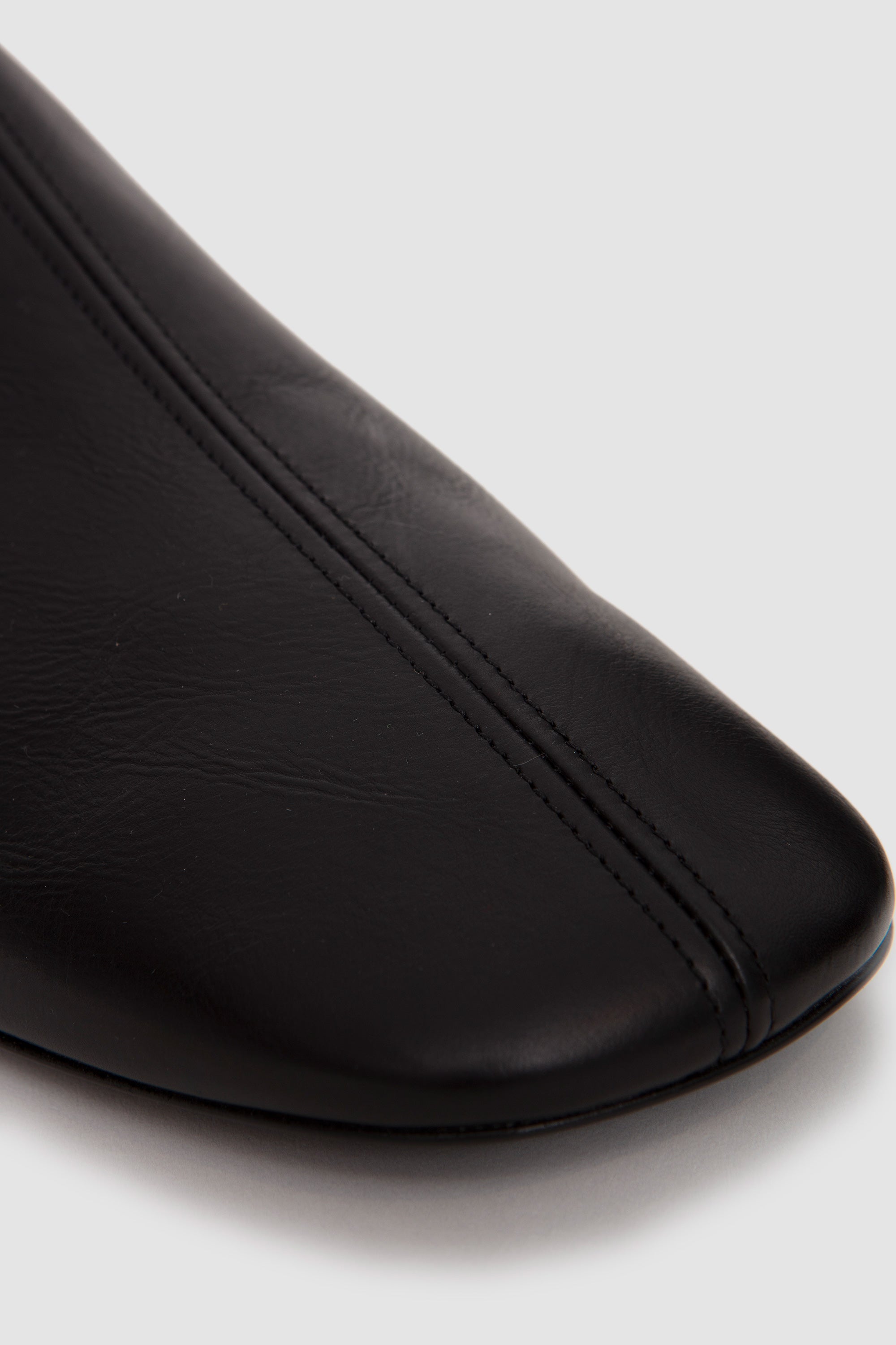 Leather Sock Boots Black_5