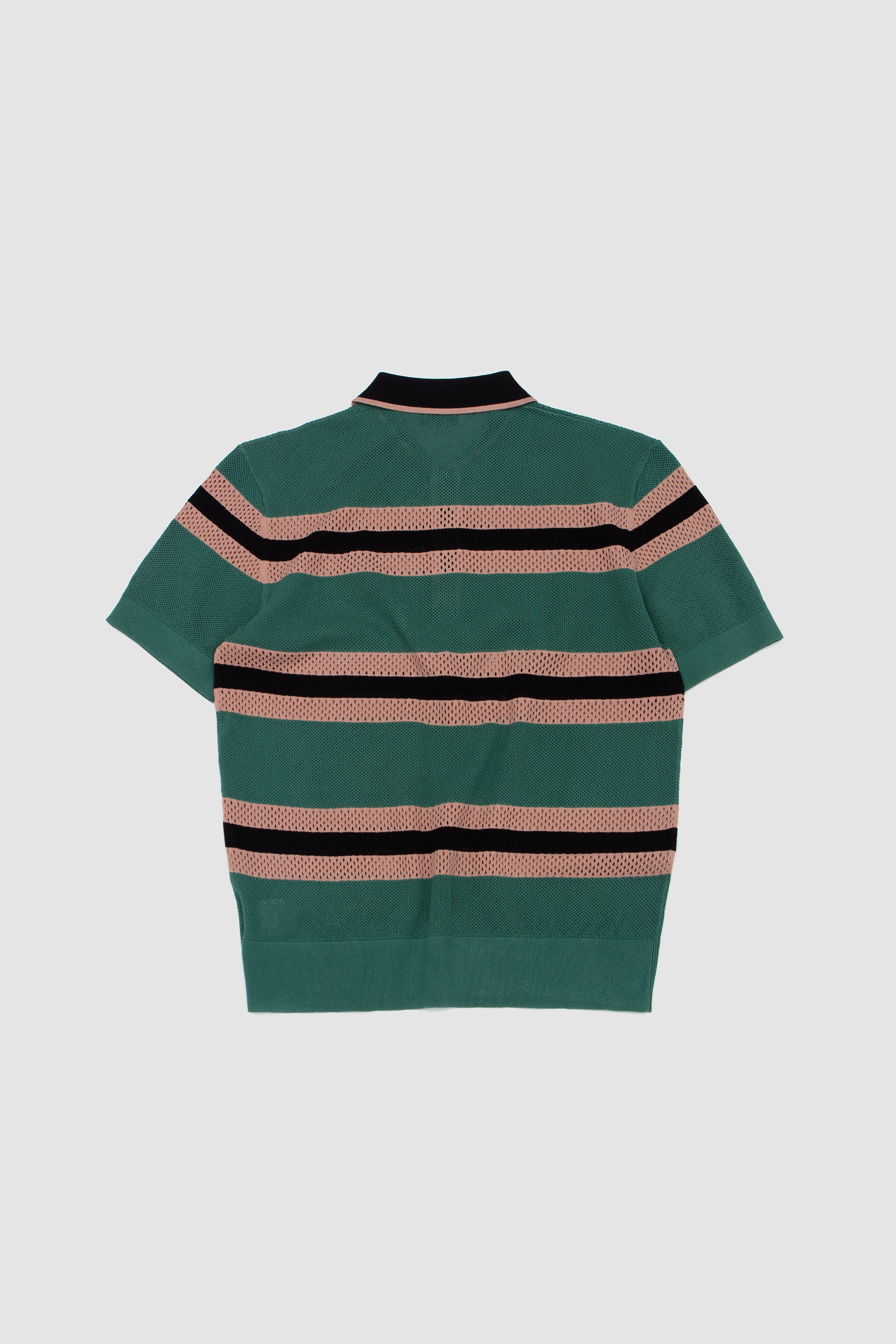 Mercy Stripe Polo Pine_4