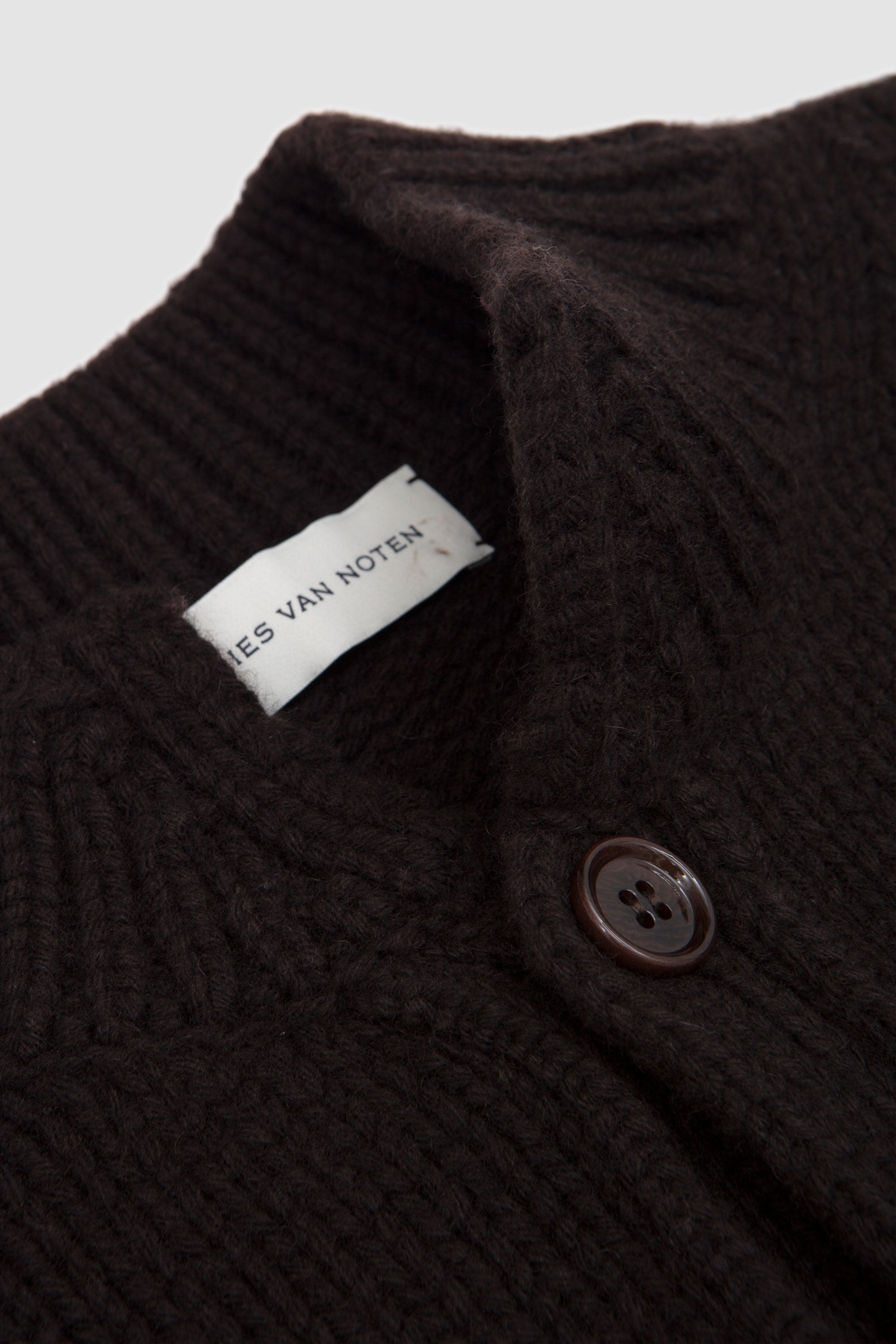 Moorea Cardigan Dark Brown