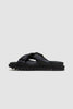 SPORTIVO STORE_Padded Leather Braid Sandals Black_5
