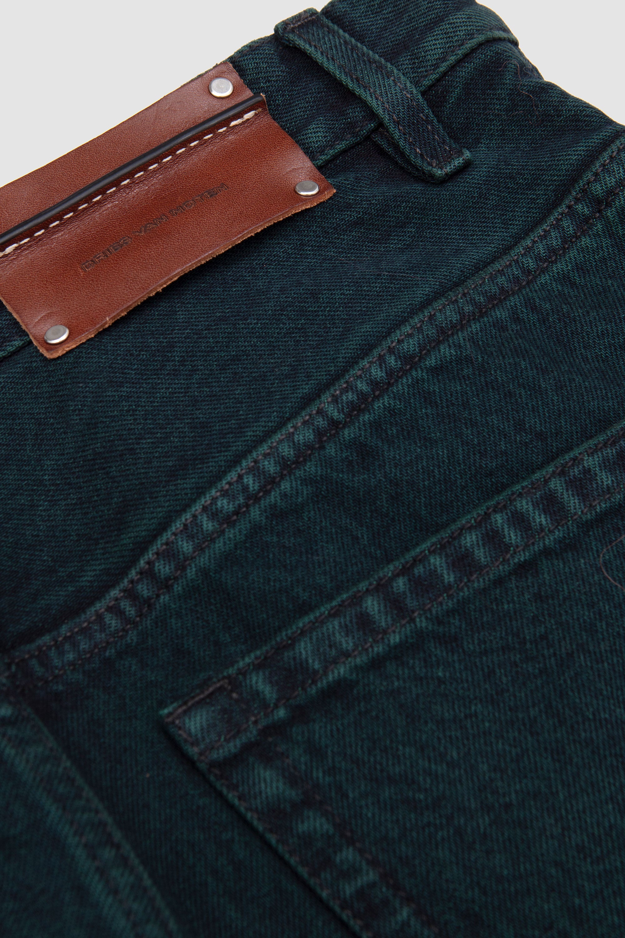 Pine Denim Pants Petrol_3
